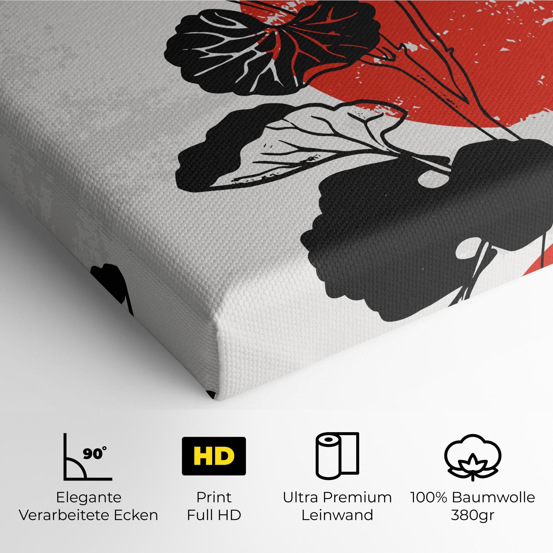 Leinwandbild Japan Plant Art mockup 4