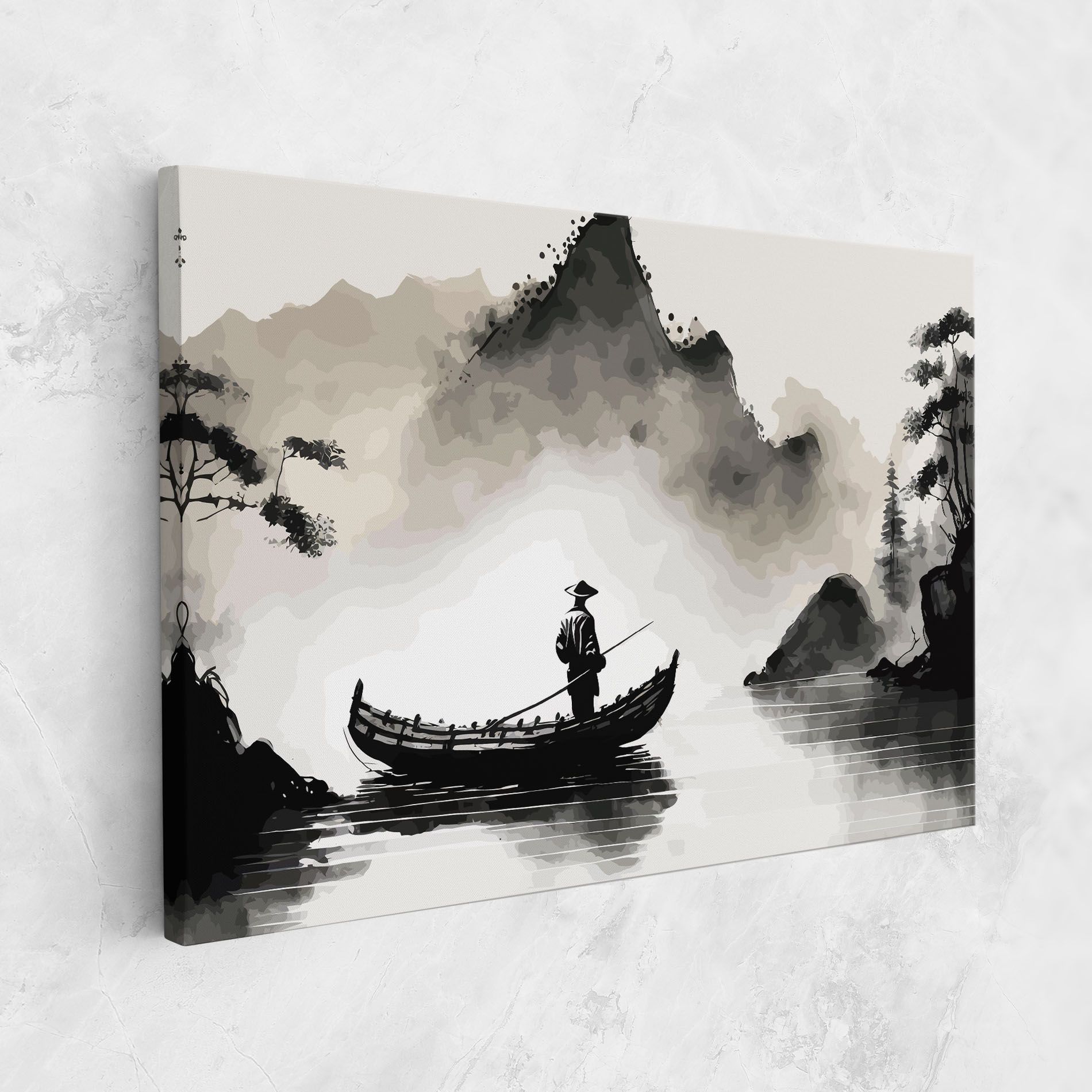 Black Ink Boat mockup 1