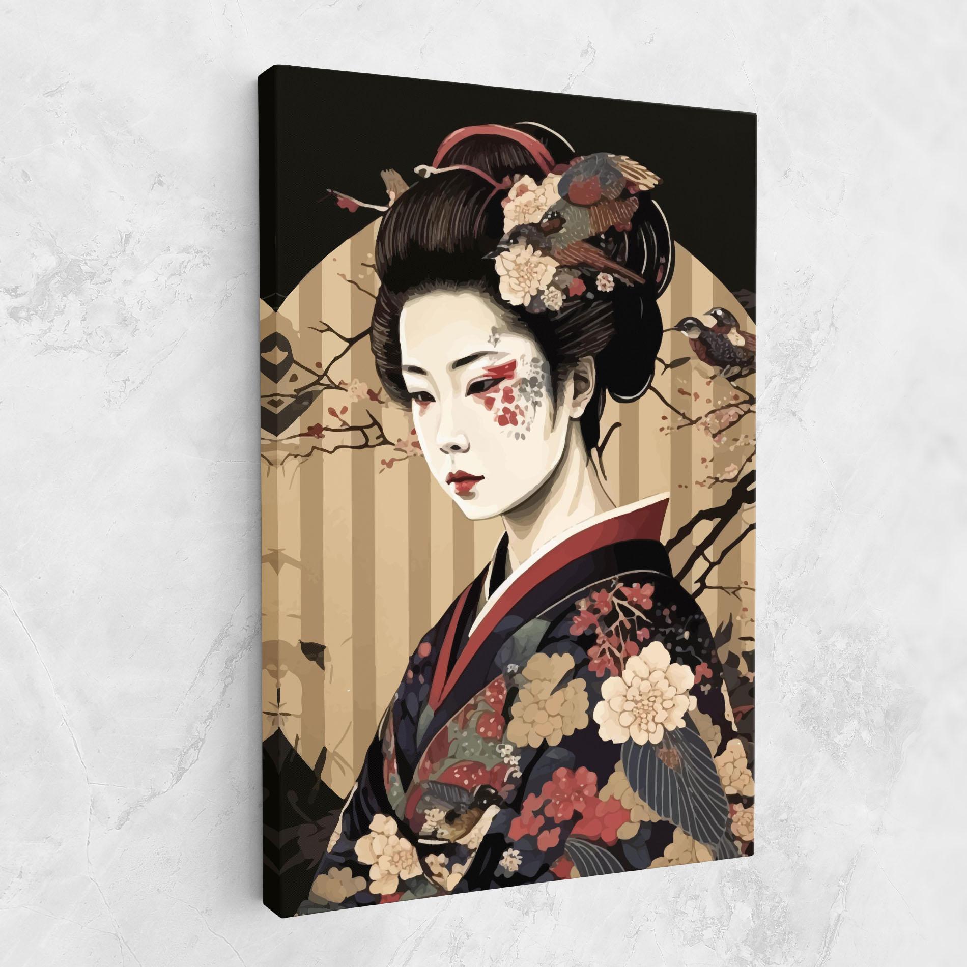 Leinwandbild Asiatic Lady mockup 1