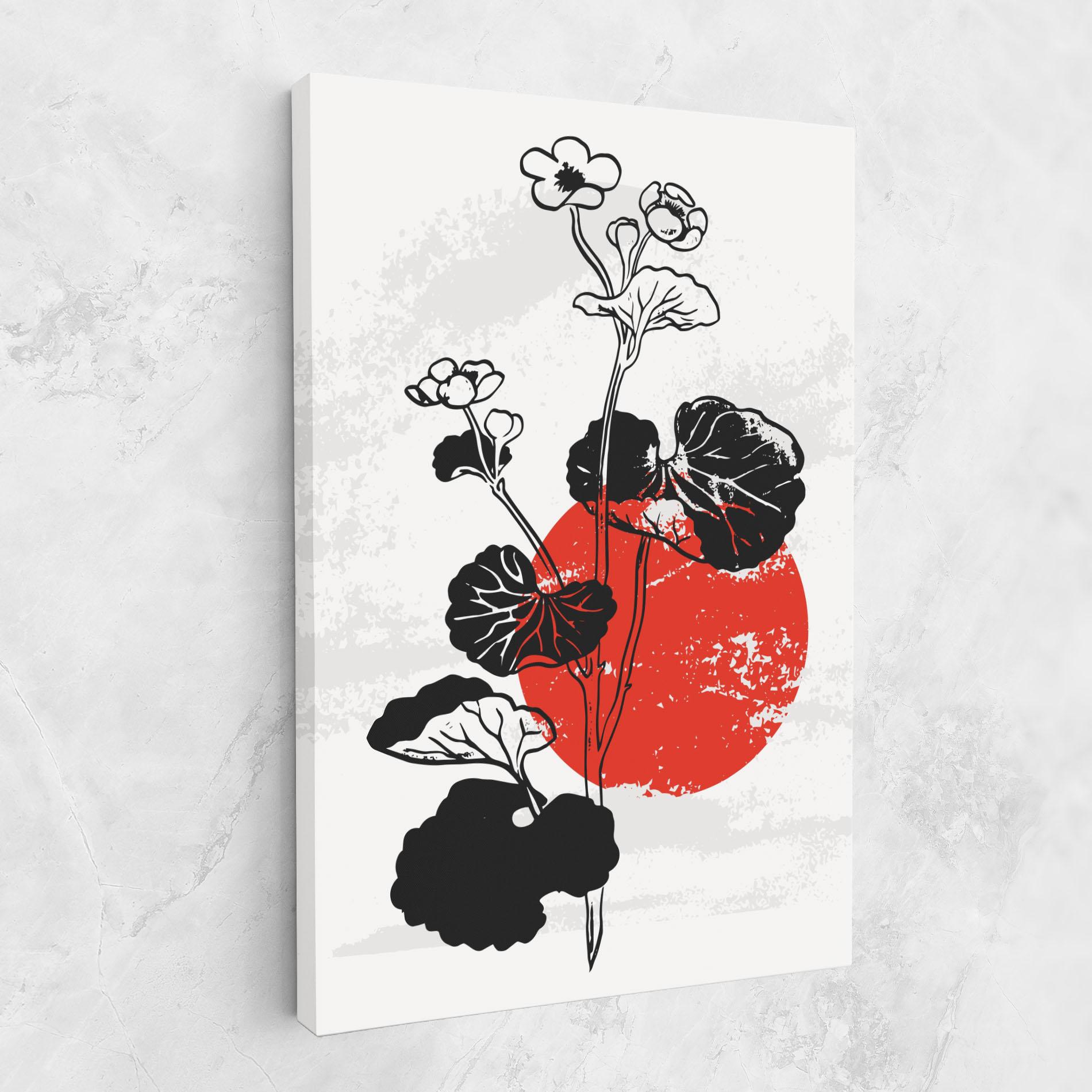 Leinwandbild Japan Plant Art mockup 1