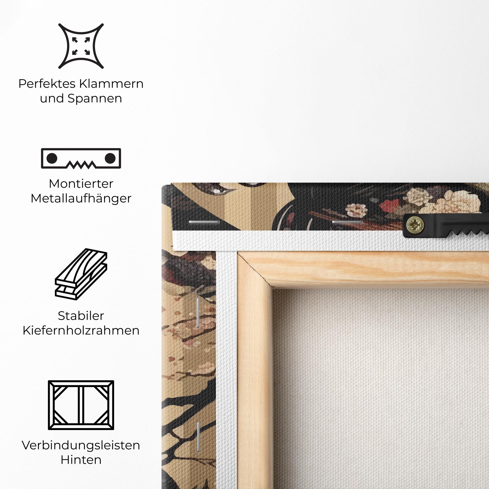 Leinwandbild Asiatic Lady mockup 5