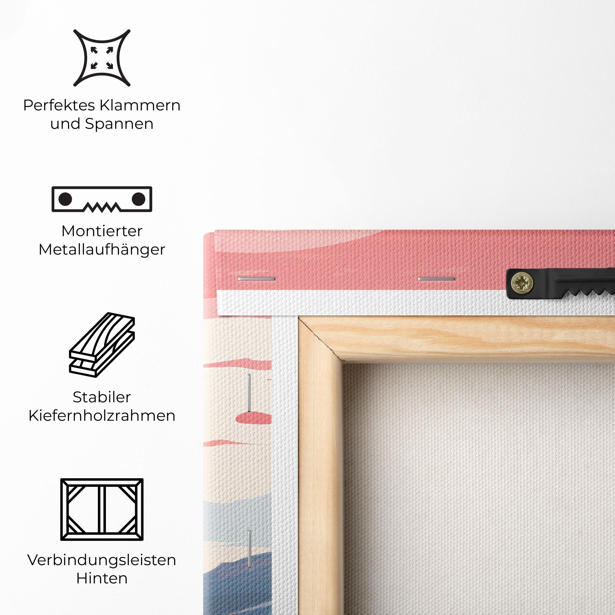 Leinwandbild Chinese Cherry Blossoms mockup 5