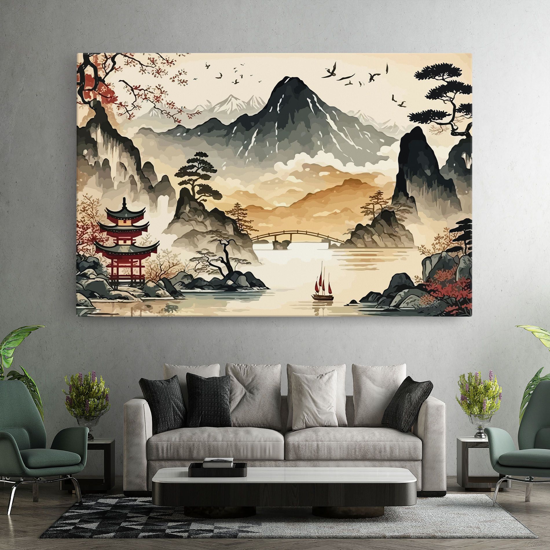 Asian Mountain View mockup 7