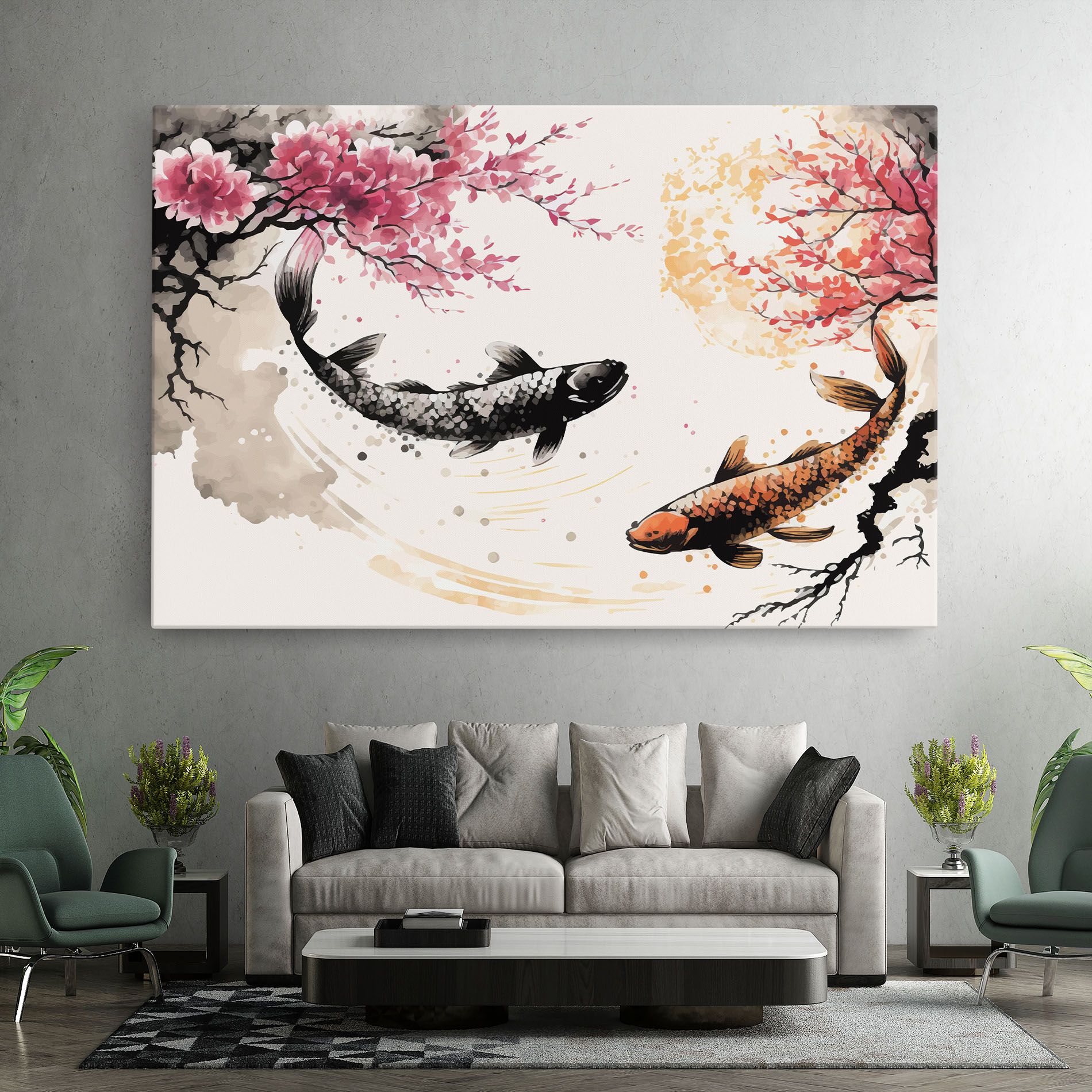 Asiatic Flower Fish mockup 7