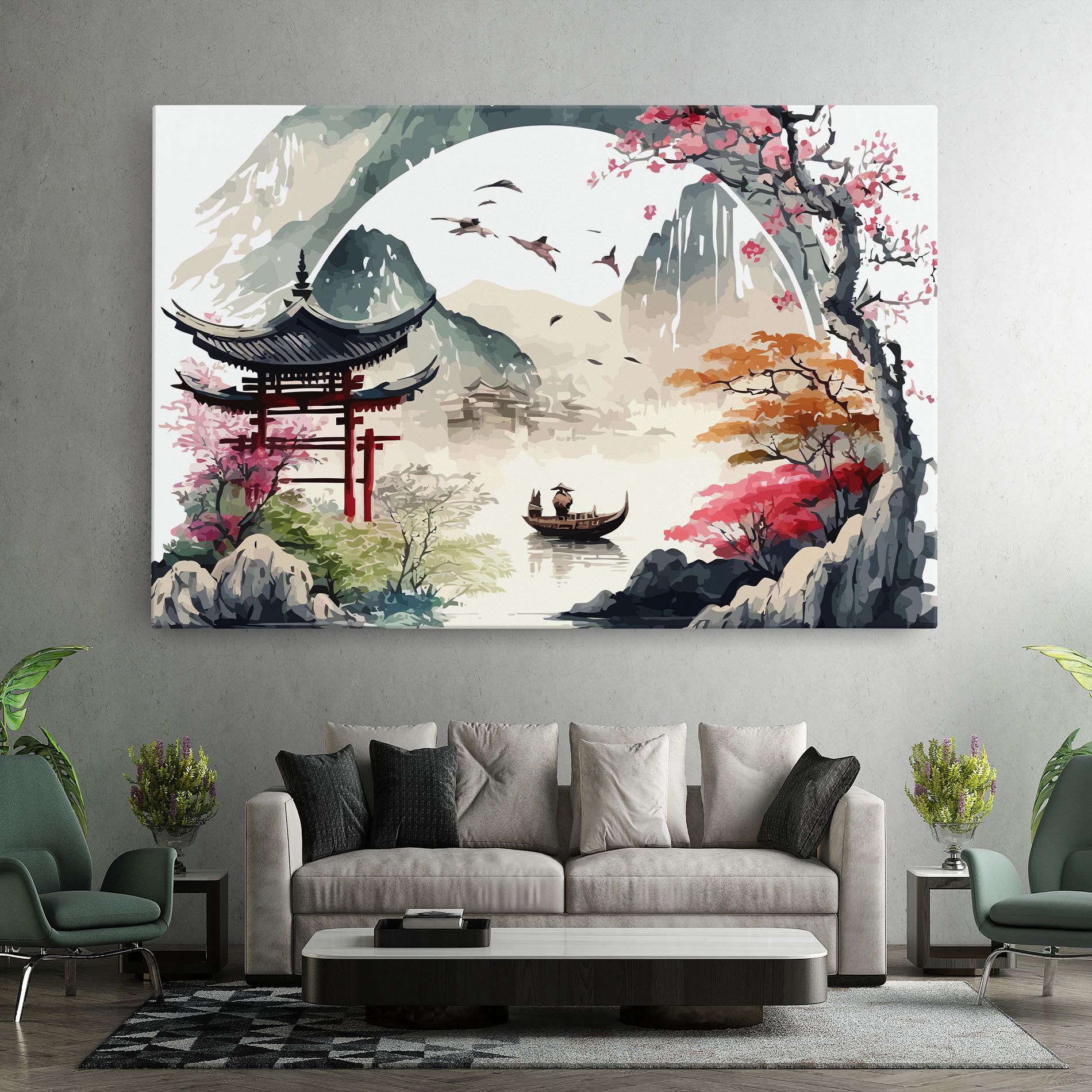 Beautiful Asiatic View mockup 7