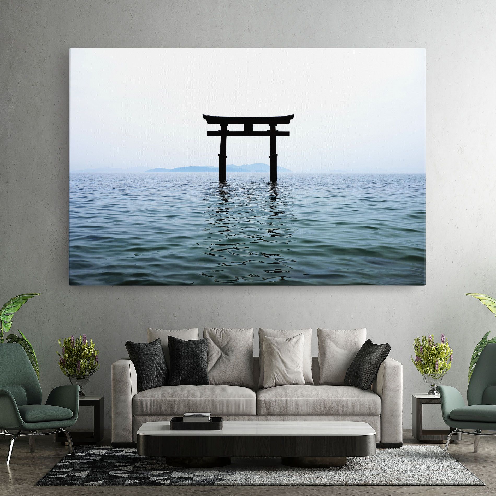Japan Lake Gate mockup 7