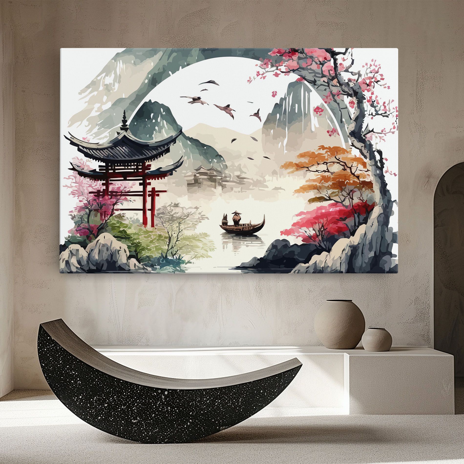 Beautiful Asiatic View mockup 8