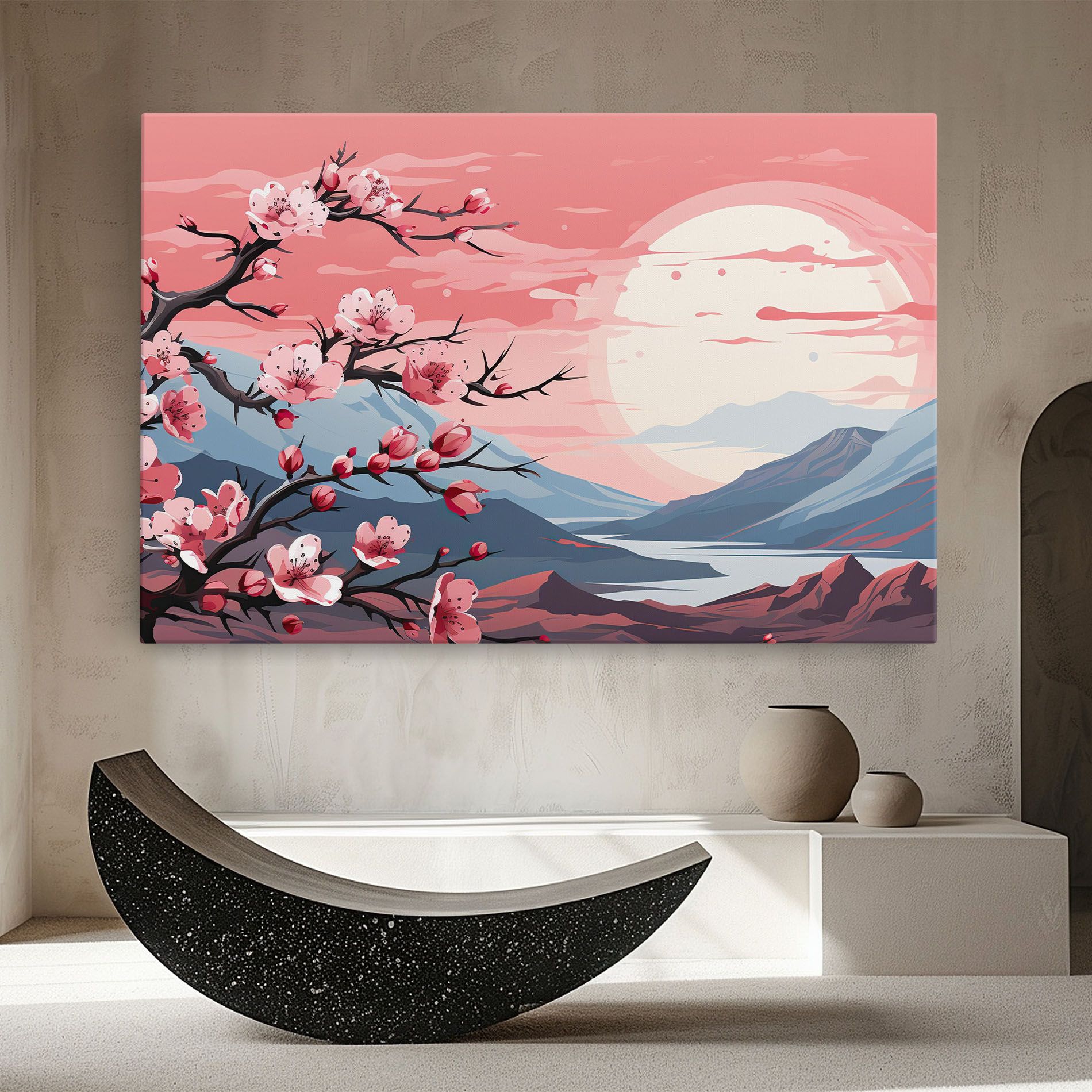 Chinese Cherry Blossoms mockup 8