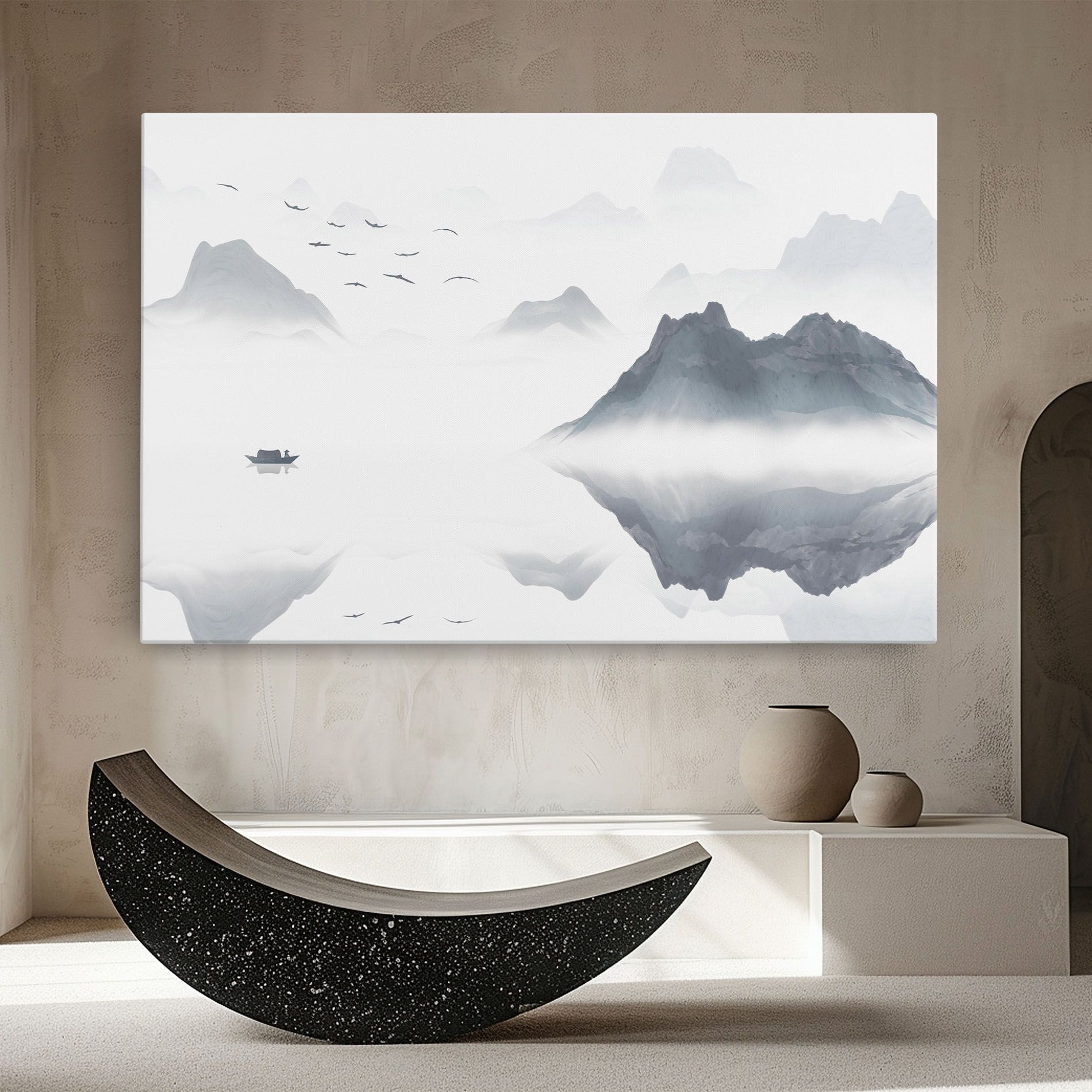 Chinese Style Mountains mockup 8