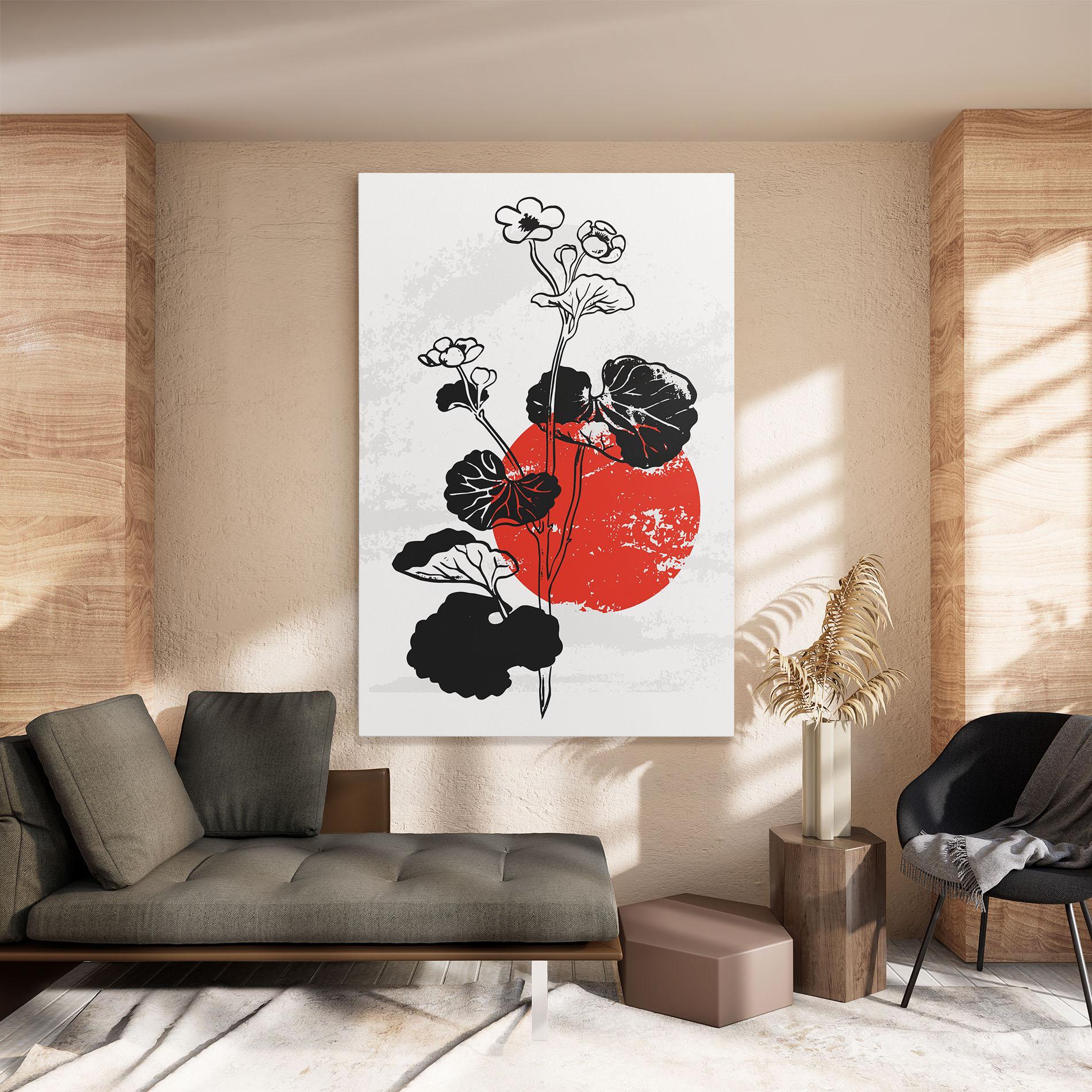 Leinwandbild Japan Plant Art mockup 8