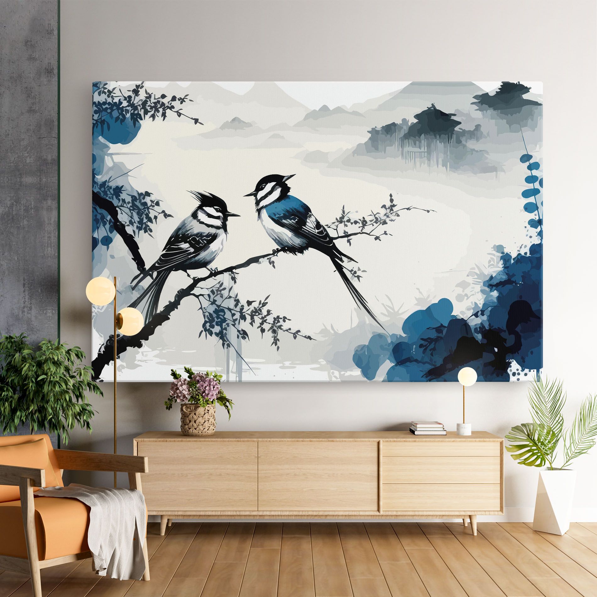 Asiatic Blue Bird mockup 9
