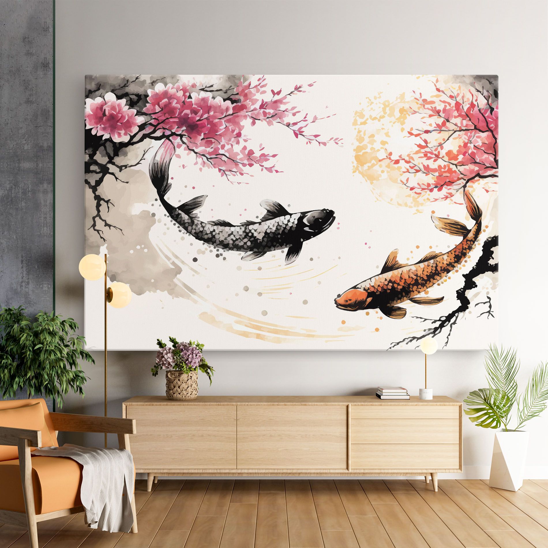 Asiatic Flower Fish mockup 9