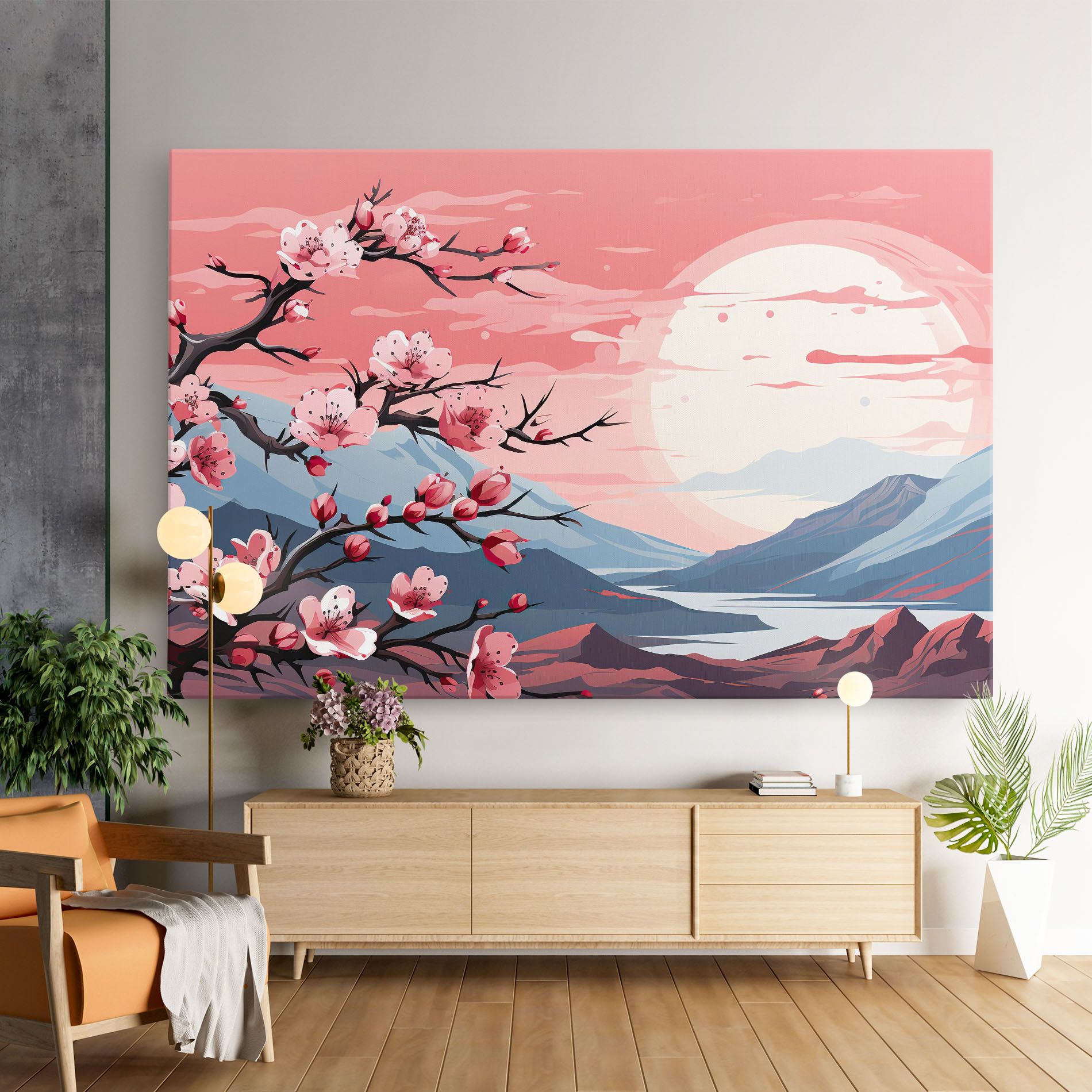 Chinese Cherry Blossoms mockup 9