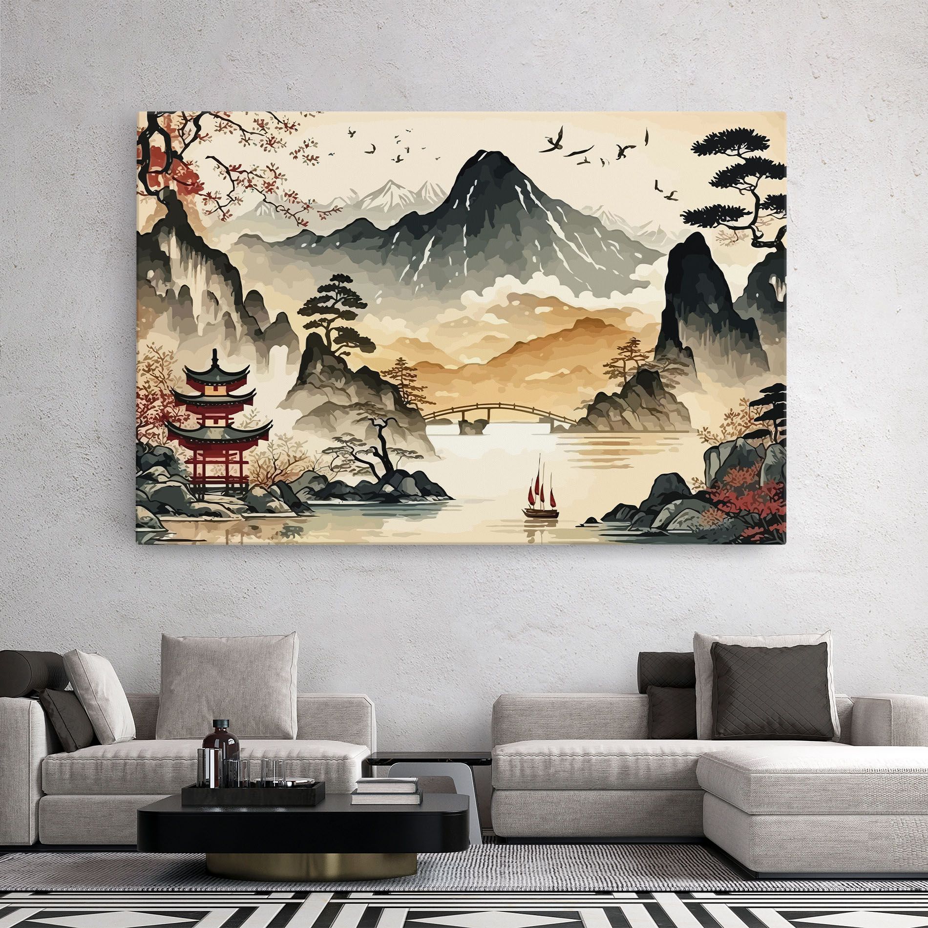 Asian Mountain View mockup 2
