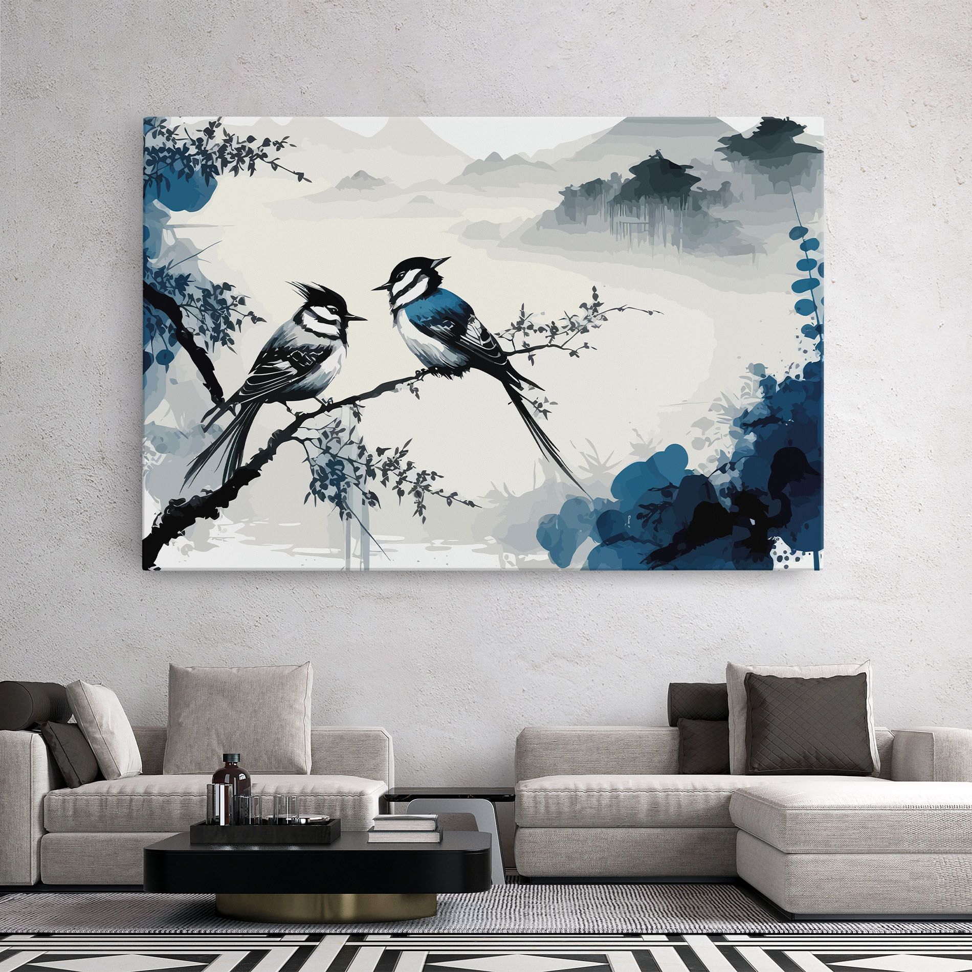 Asiatic Blue Bird mockup 2