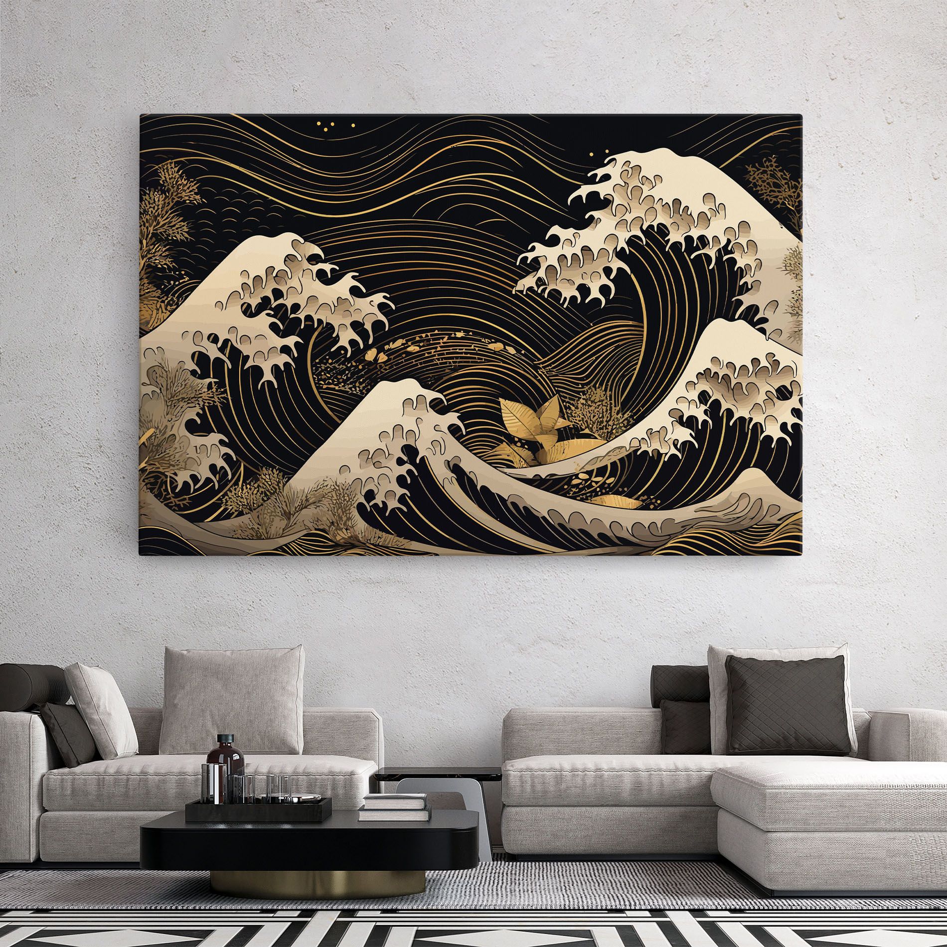 Asiatic Gold Wave mockup 2