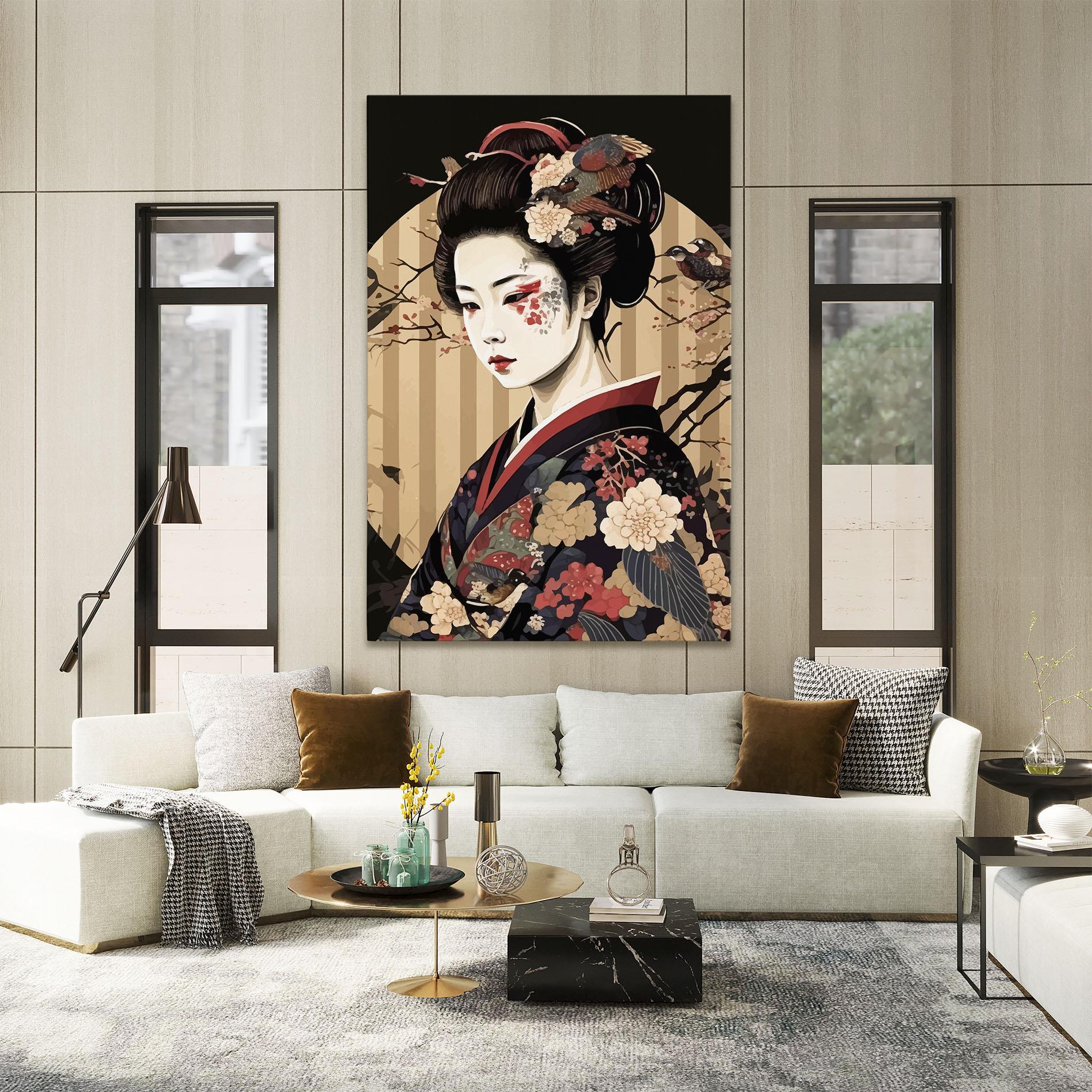 Leinwandbild Asiatic Lady mockup 2
