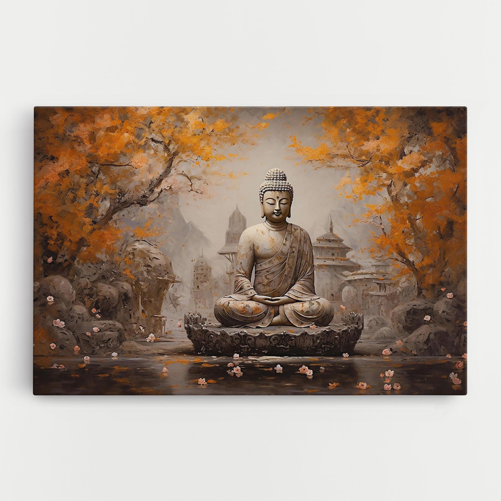 Leinwandbild Beautiful Buddha Art mockup 0