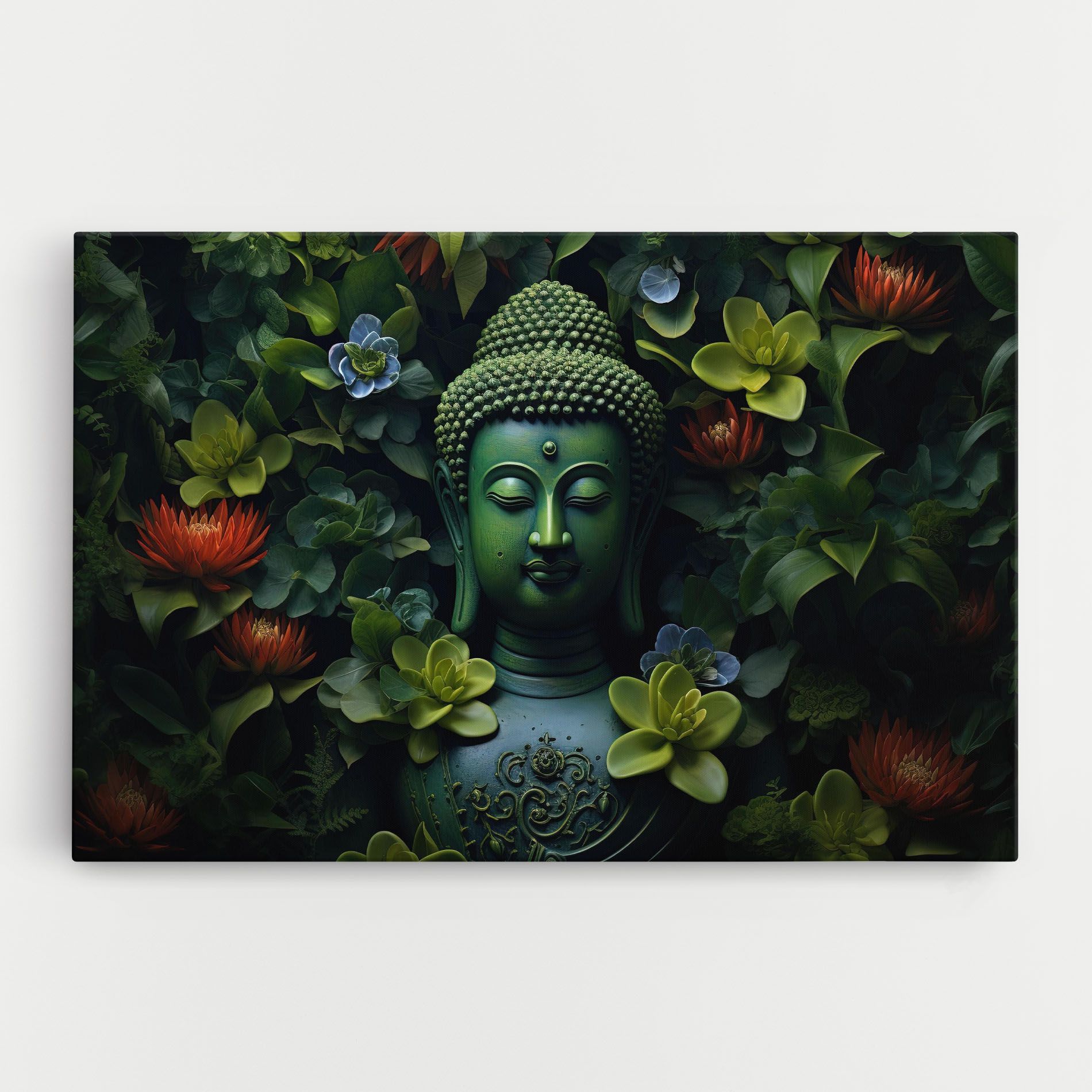 Blue Light Buddha mockup 0