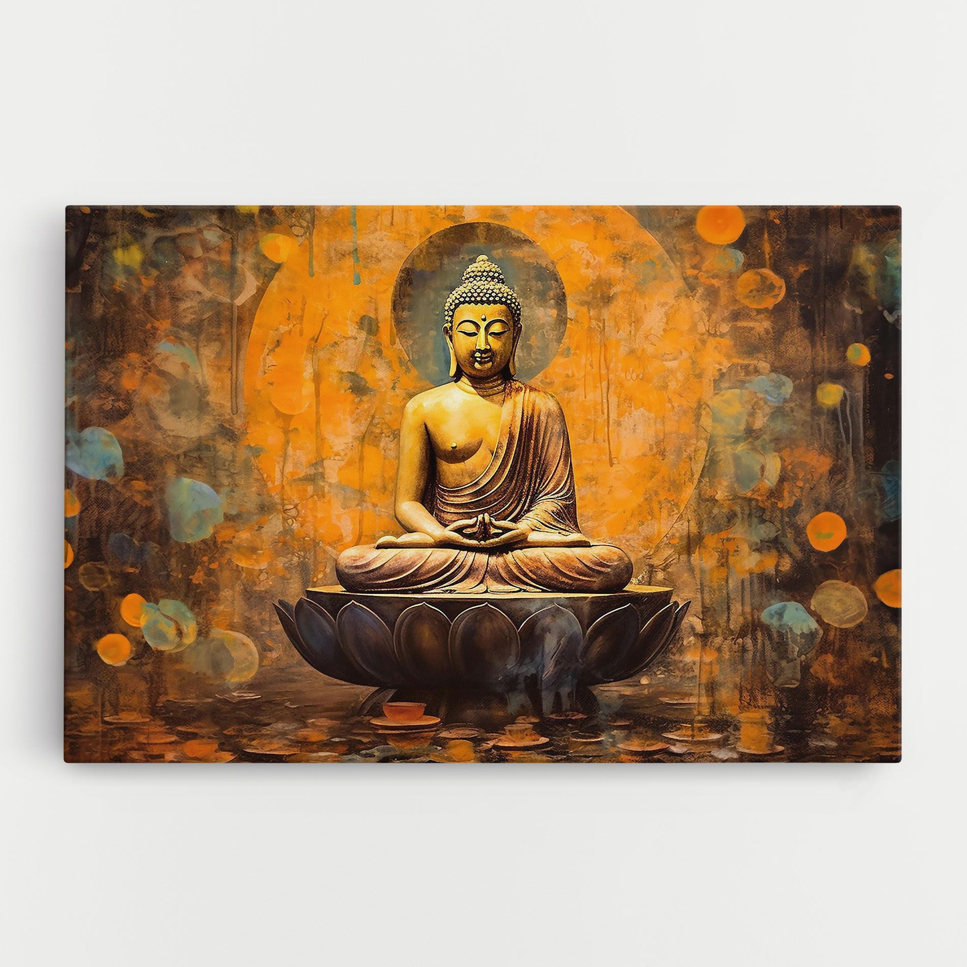 Buddha Floating Art mockup 0