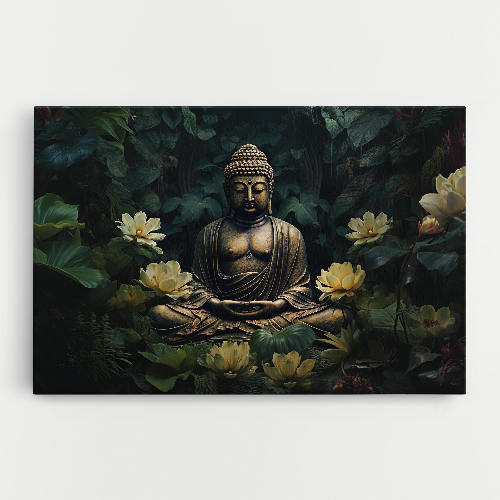 Leinwandbild Calm Buddha Art mockup 0