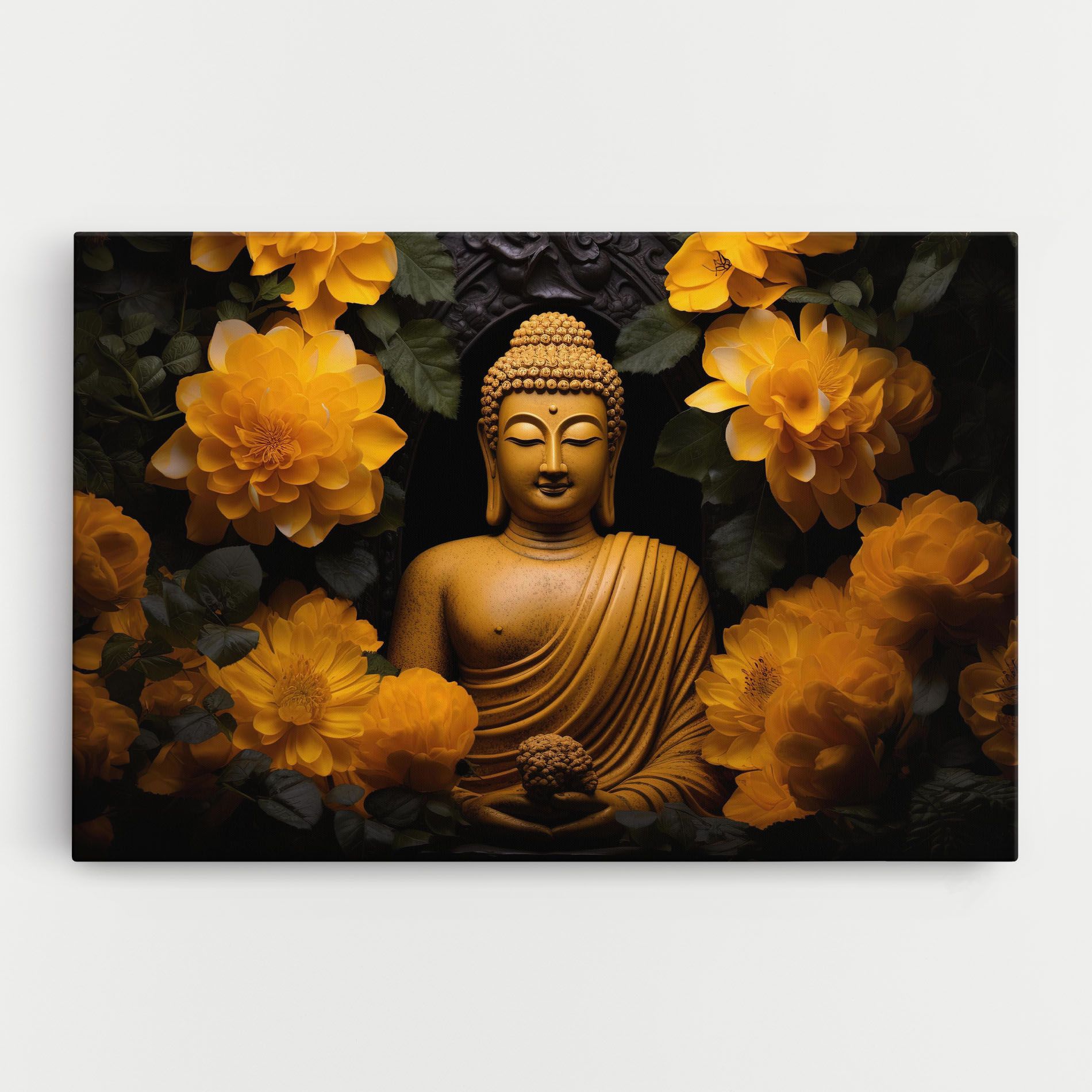 Vecteezy_buddha Statue Surrounded By Yellow Flowers Ai Generated_27745002_860 mockup 0