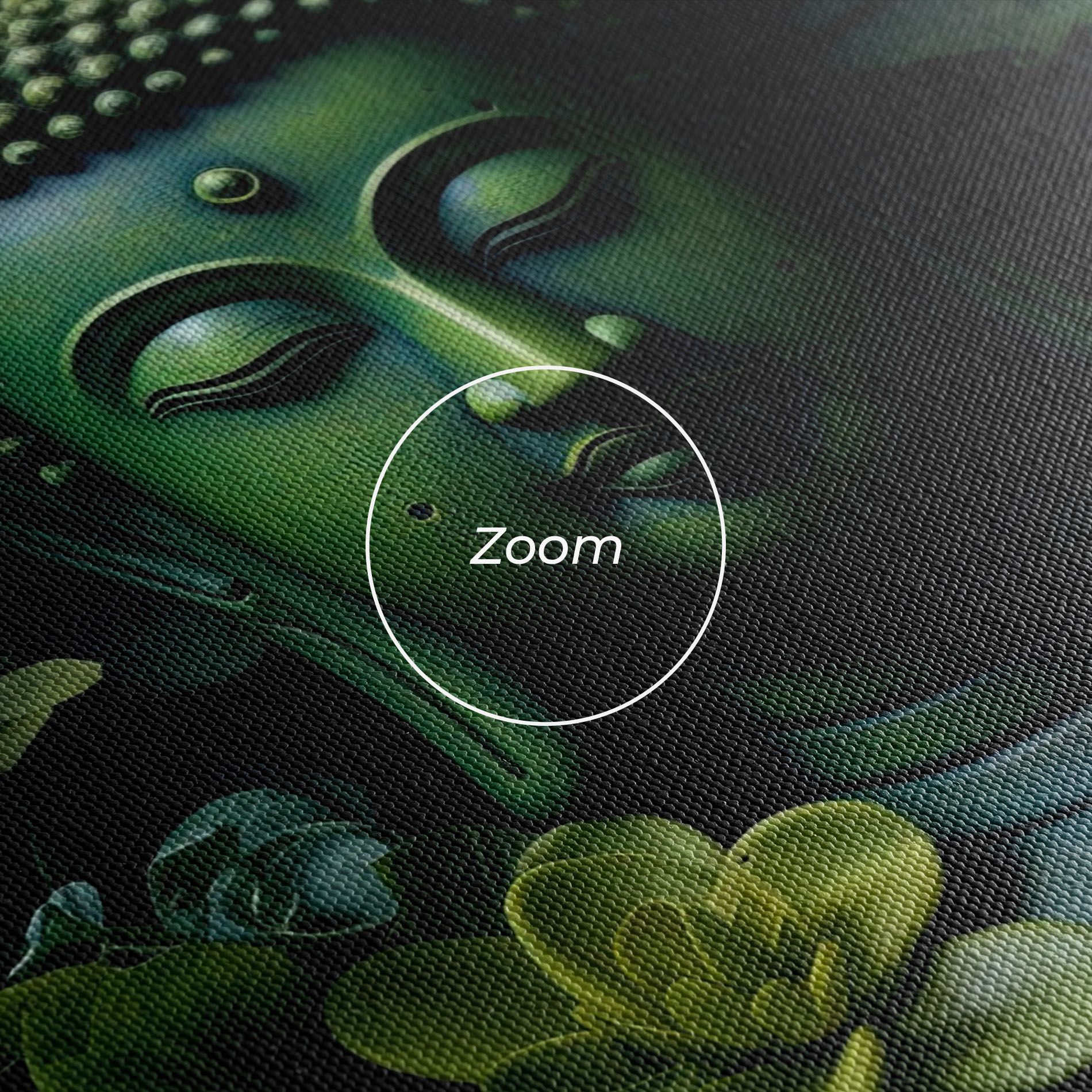 Blue Light Buddha mockup 3