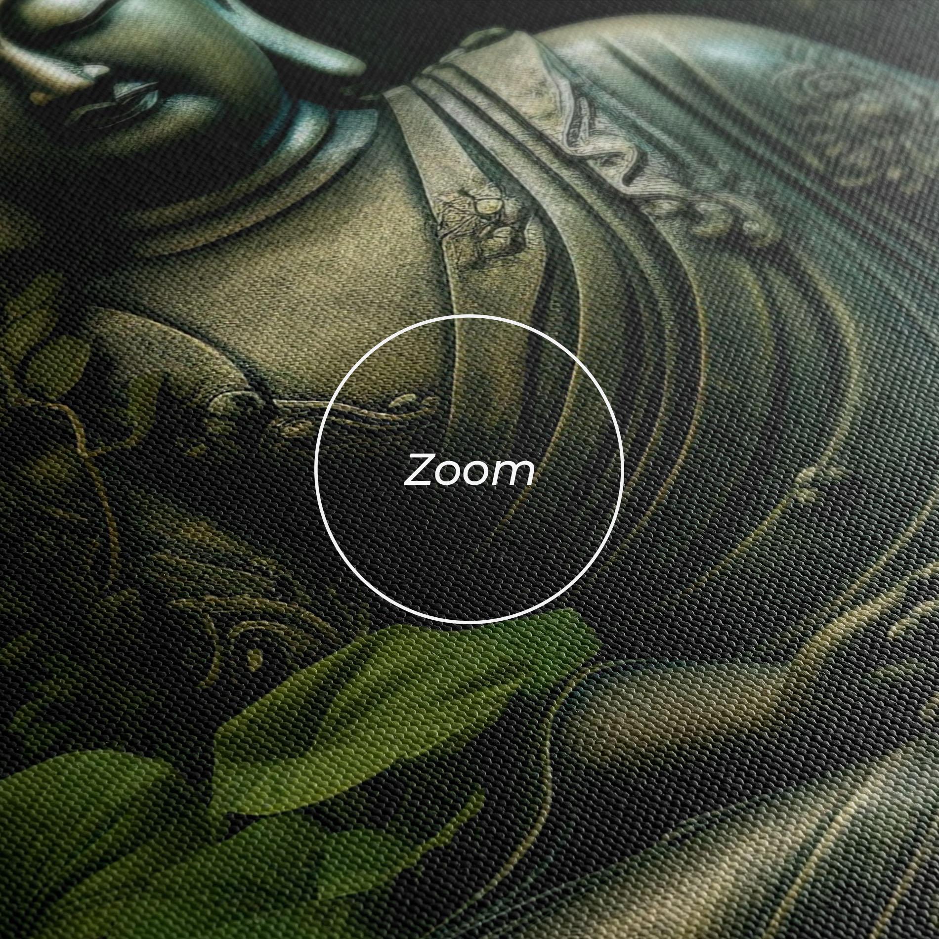 Leinwandbild Buddha Lotus Flower mockup 3