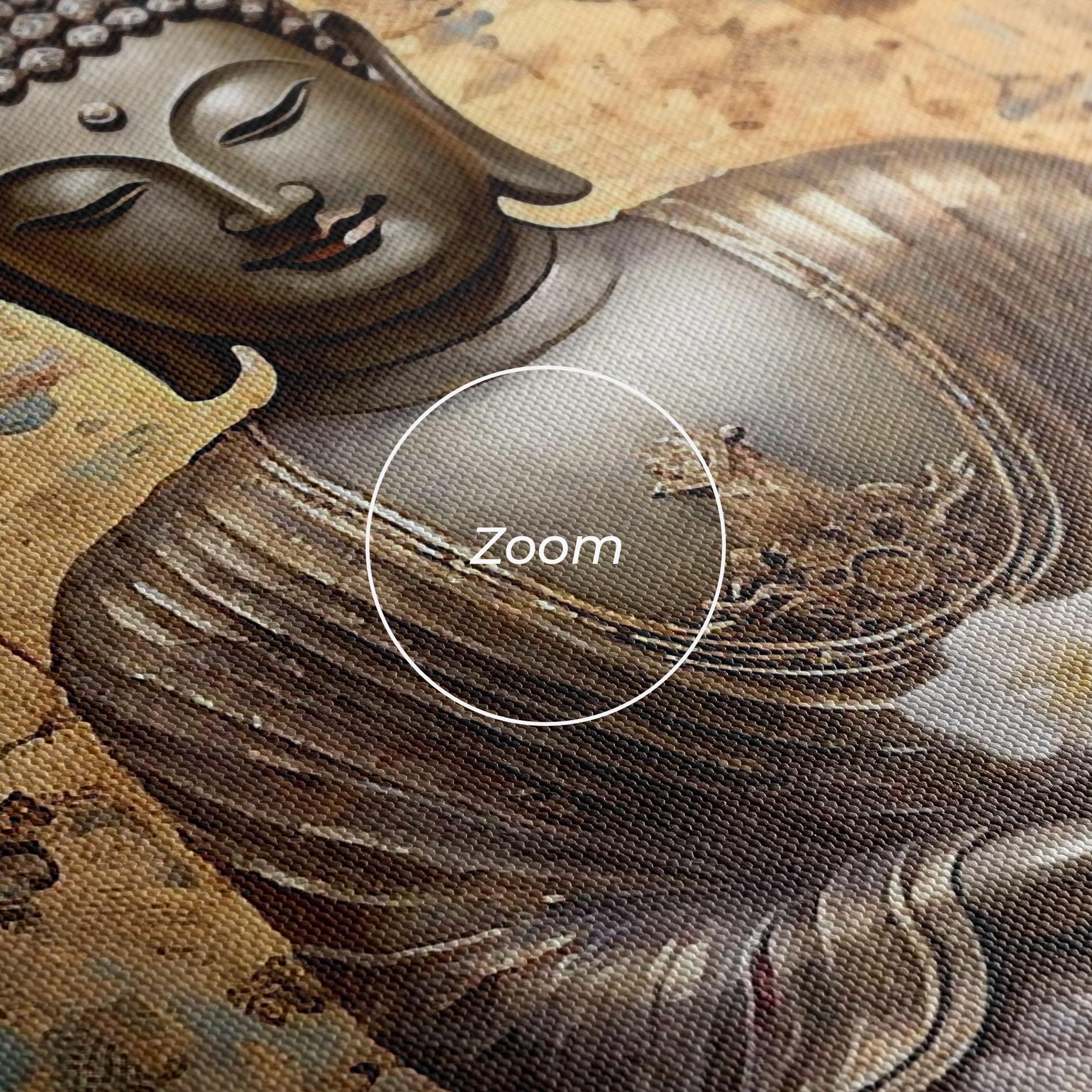 Leinwandbild Buddha Meditation Art mockup 3