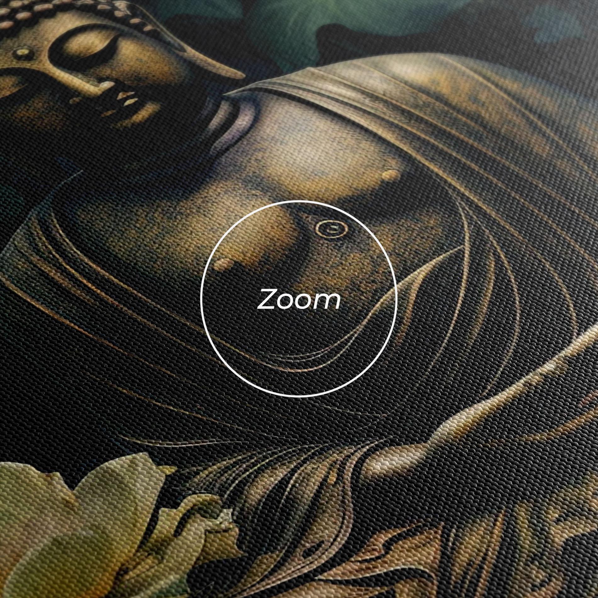 Leinwandbild Calm Buddha Art mockup 3
