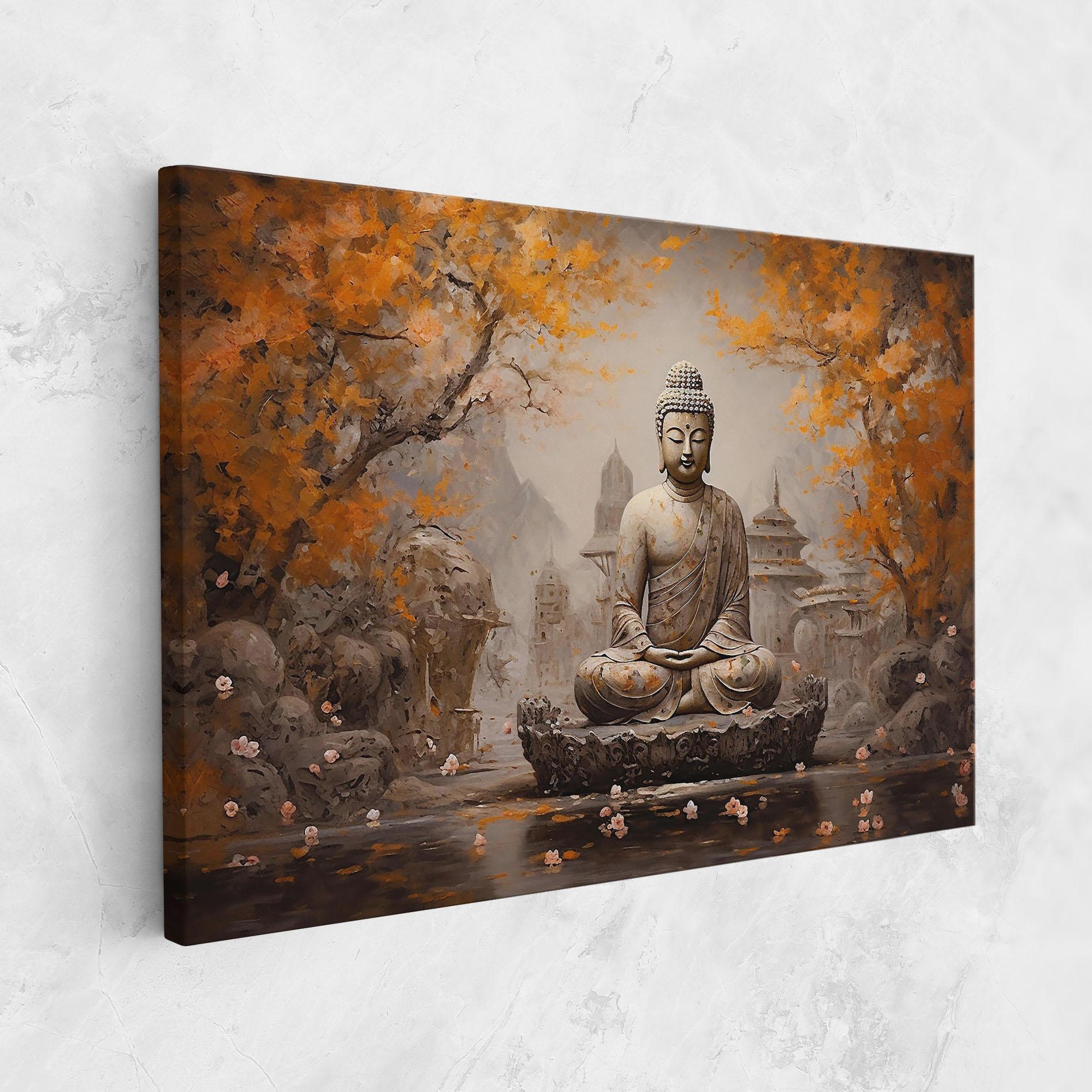 Leinwandbild Beautiful Buddha Art mockup 1