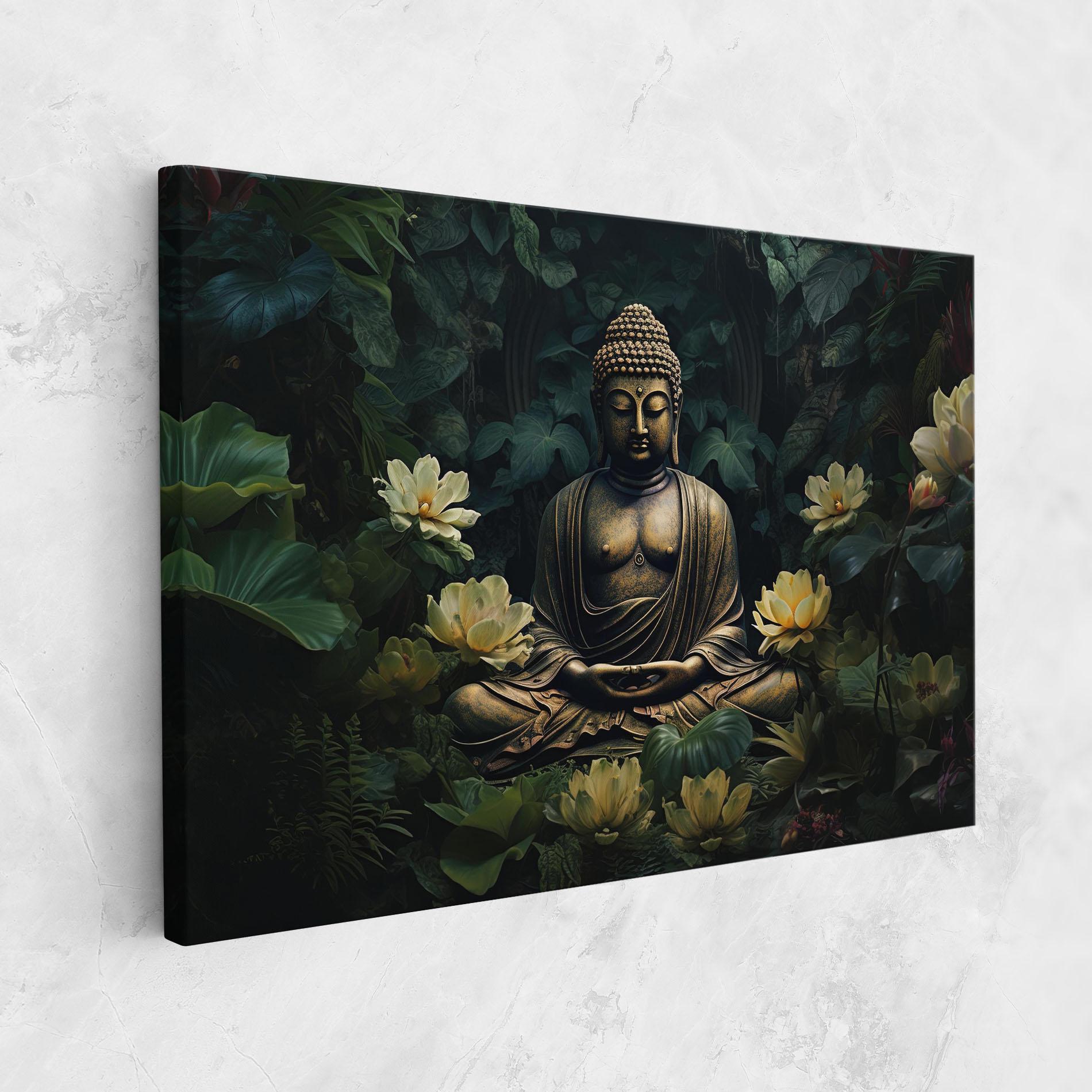 Leinwandbild Calm Buddha Art mockup 1