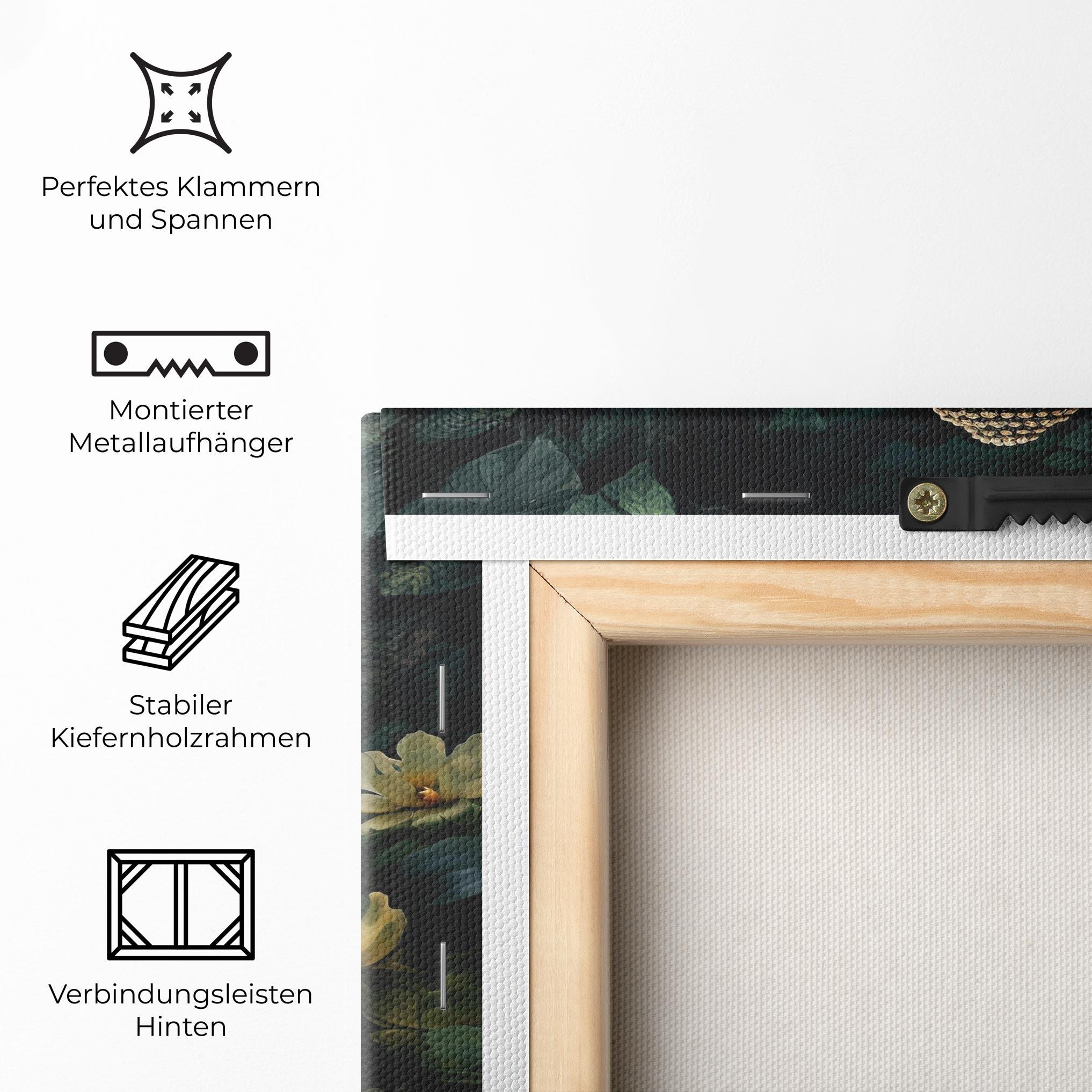 Leinwandbild Calm Buddha Art mockup 5