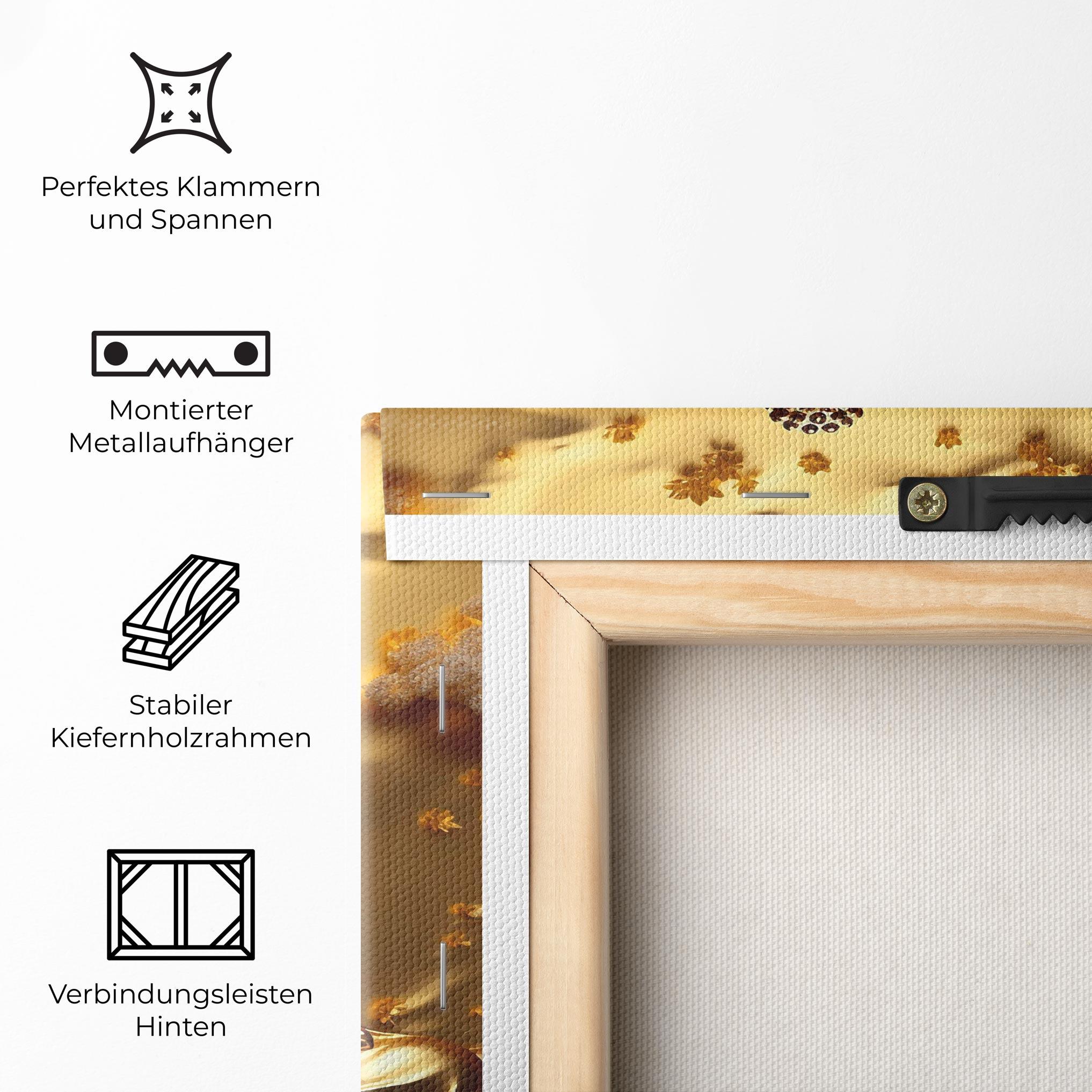 Leinwandbild Strong Gold Buddha mockup 5