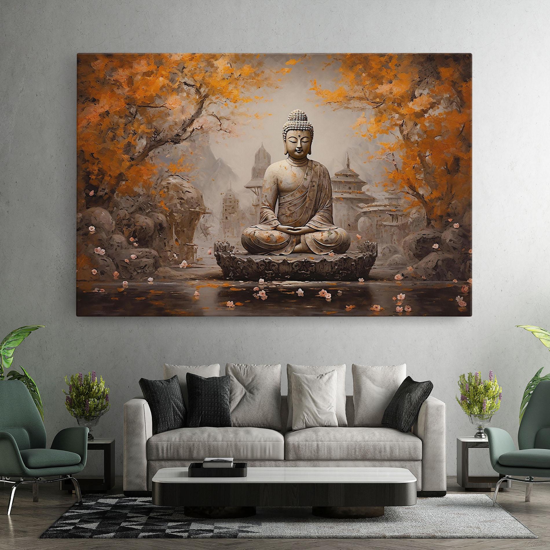 Leinwandbild Beautiful Buddha Art mockup 7