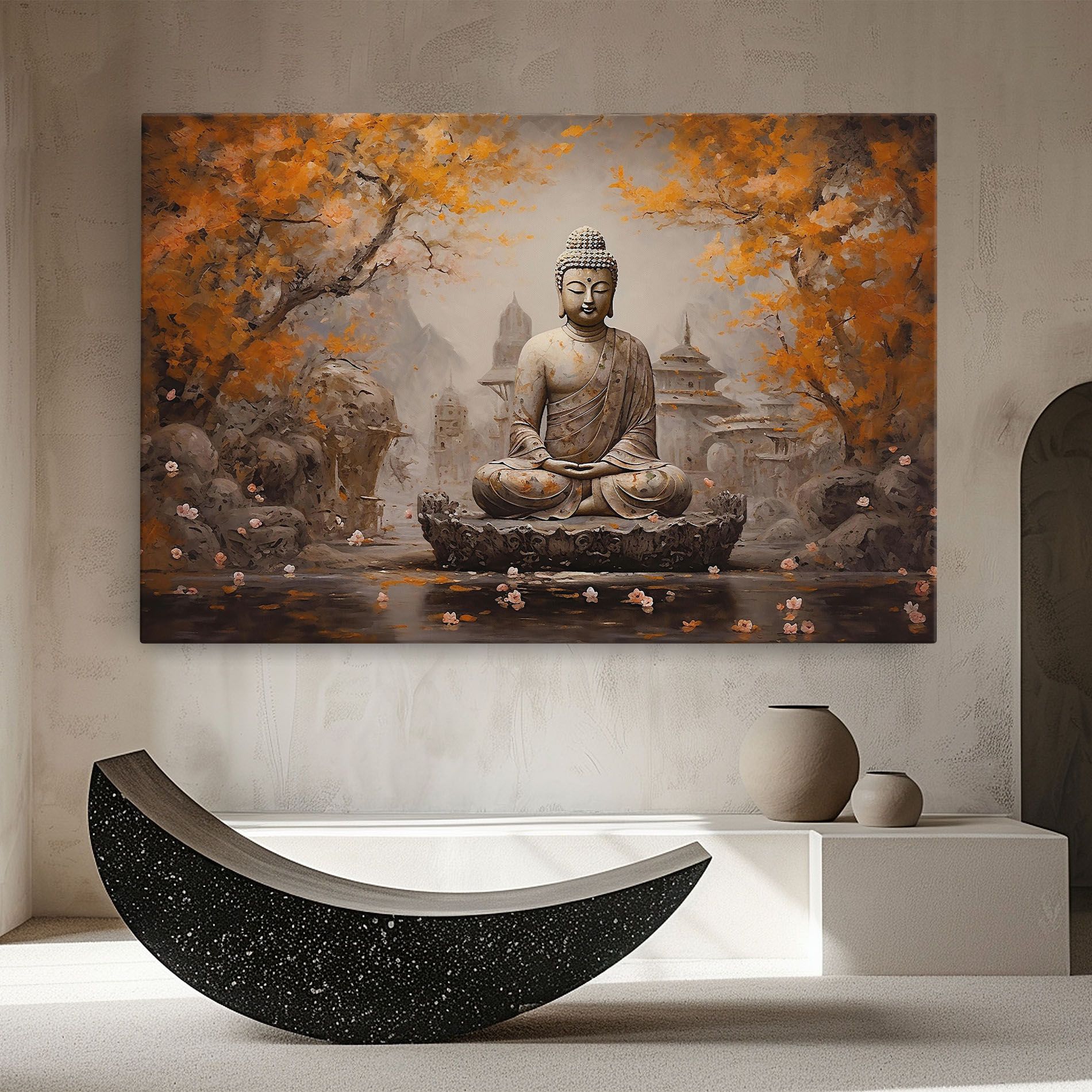 Beautiful Buddha Art mockup 8
