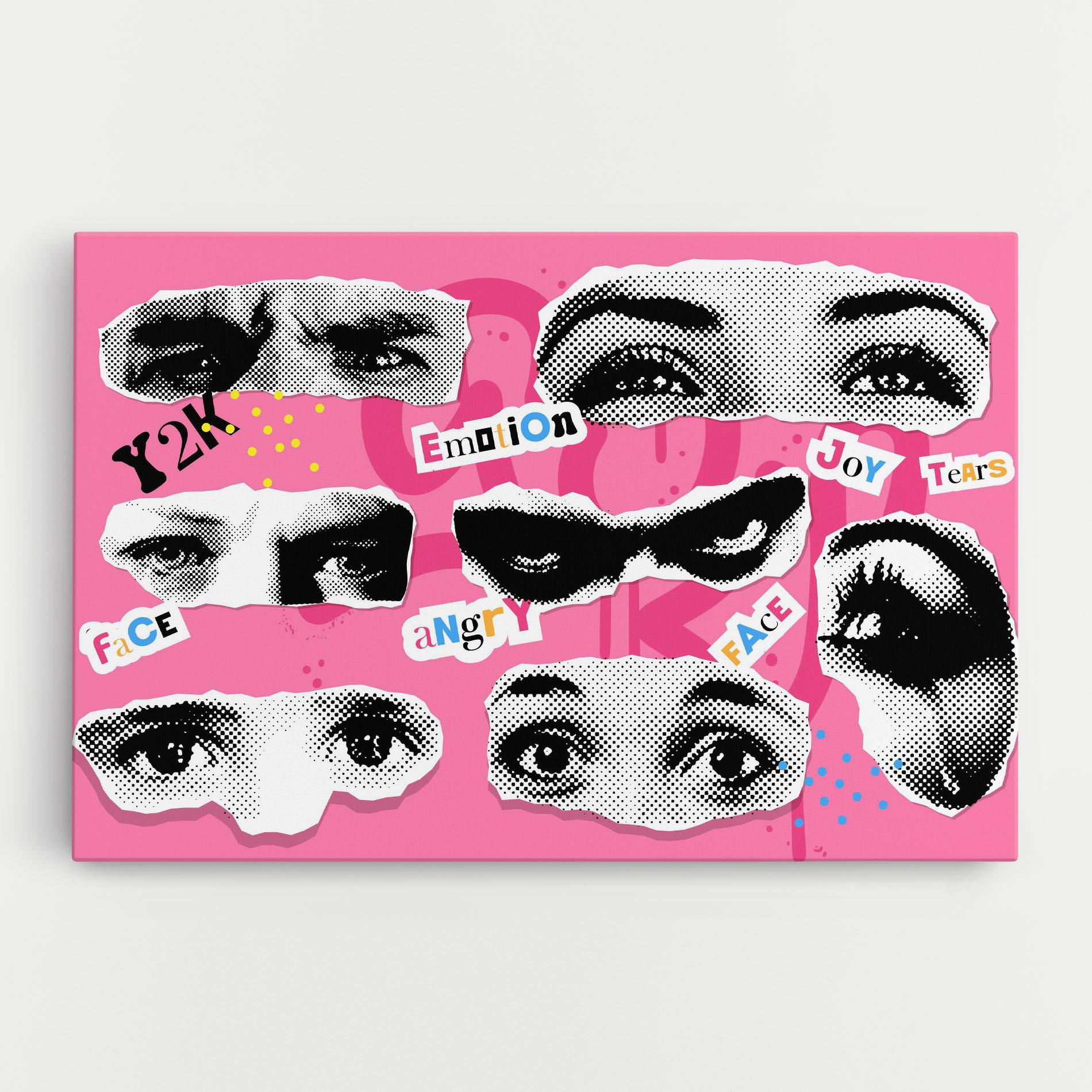 Leinwandbild Eye Type mockup 0