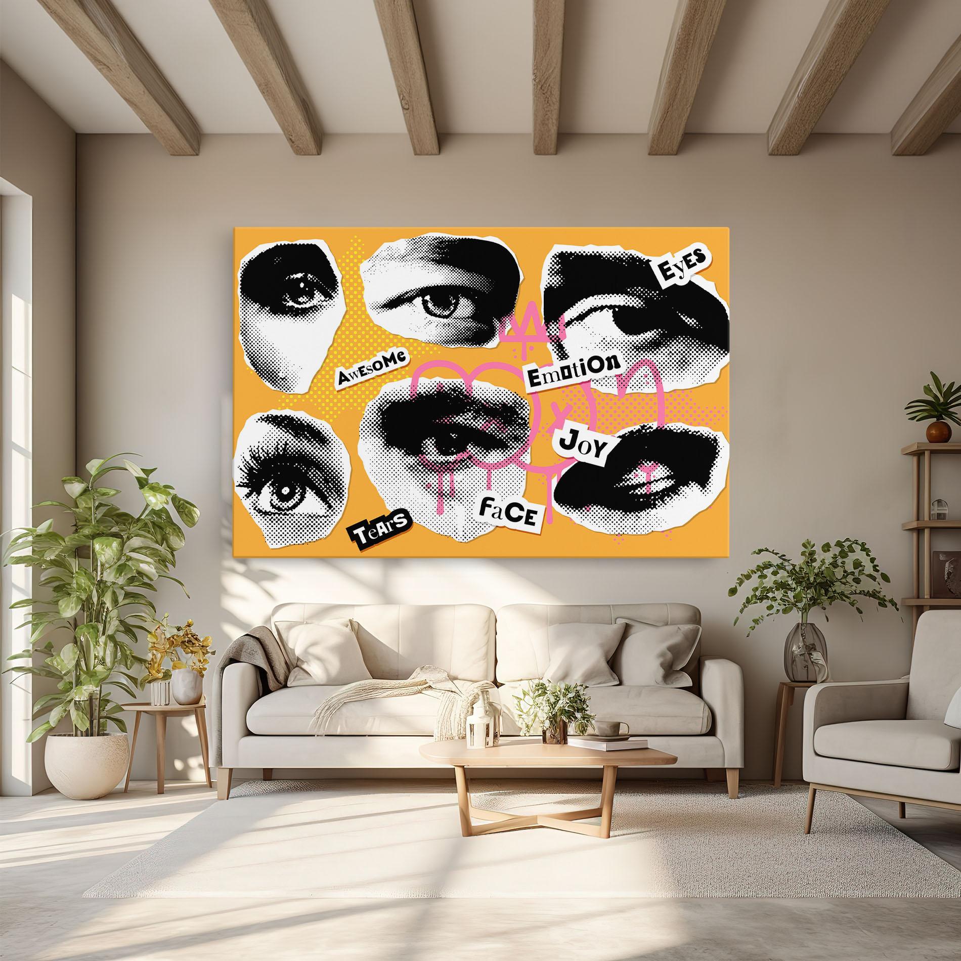 Leinwandbild Awesome Emotions mockup 6