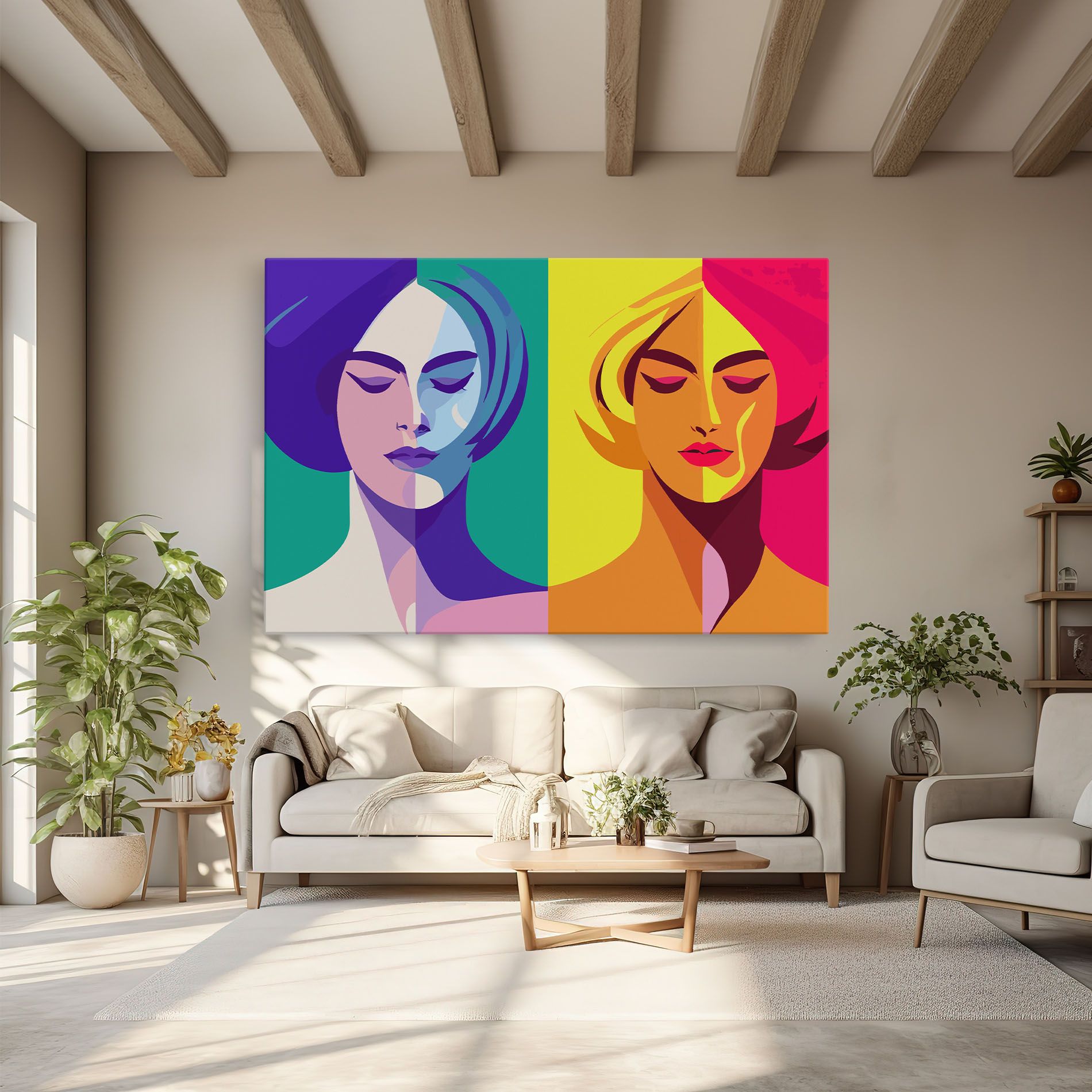 Winter Summer Girl mockup 6