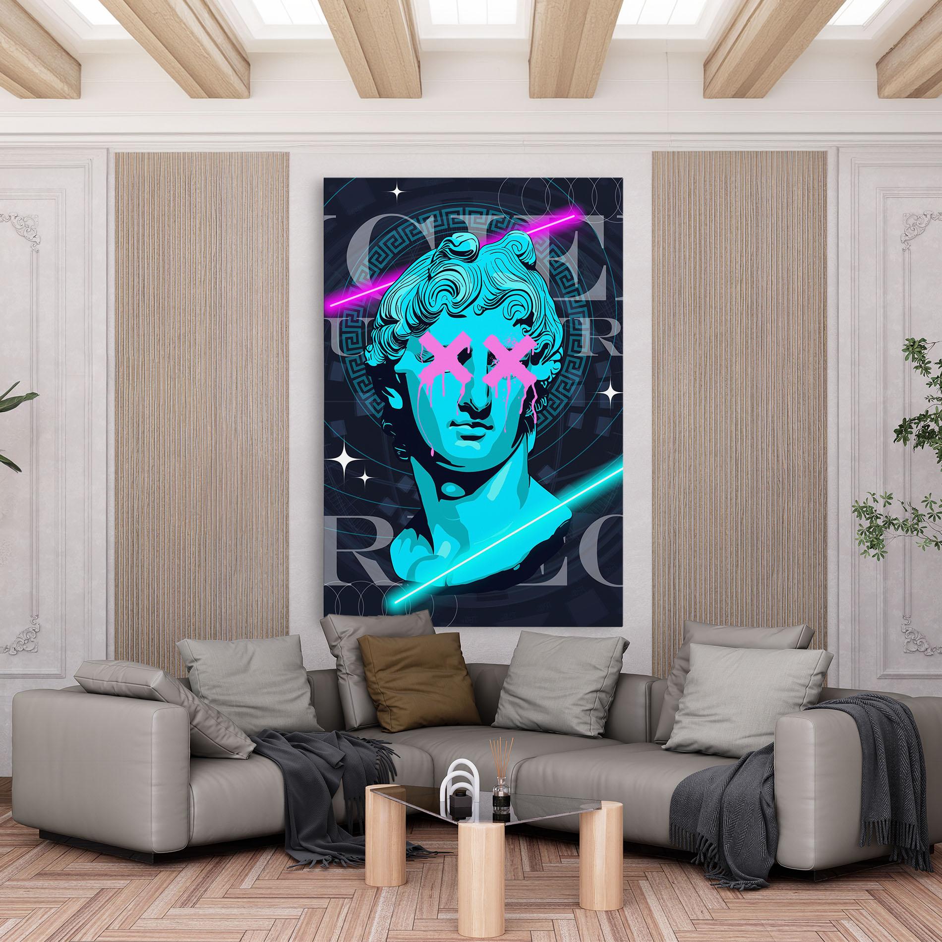 Leinwandbild Sculptures mockup 6