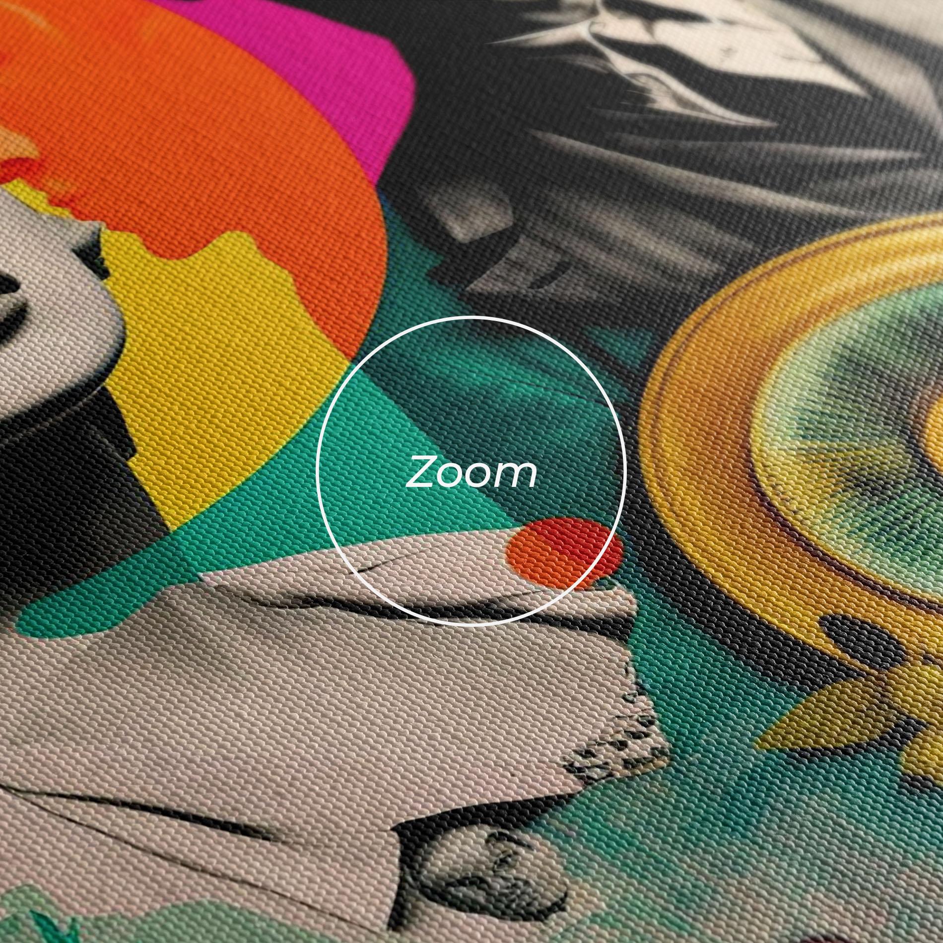 Leinwandbild 60s Retro Collage mockup 3