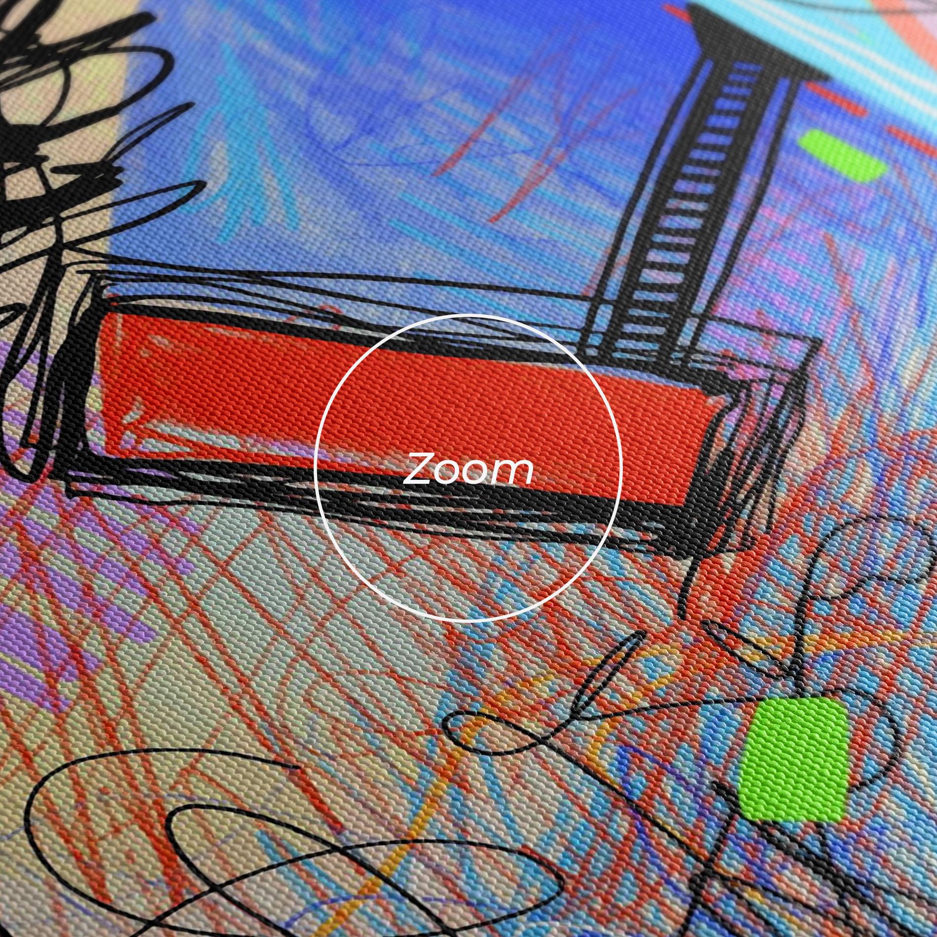 Leinwandbild Animal Eye Art mockup 3