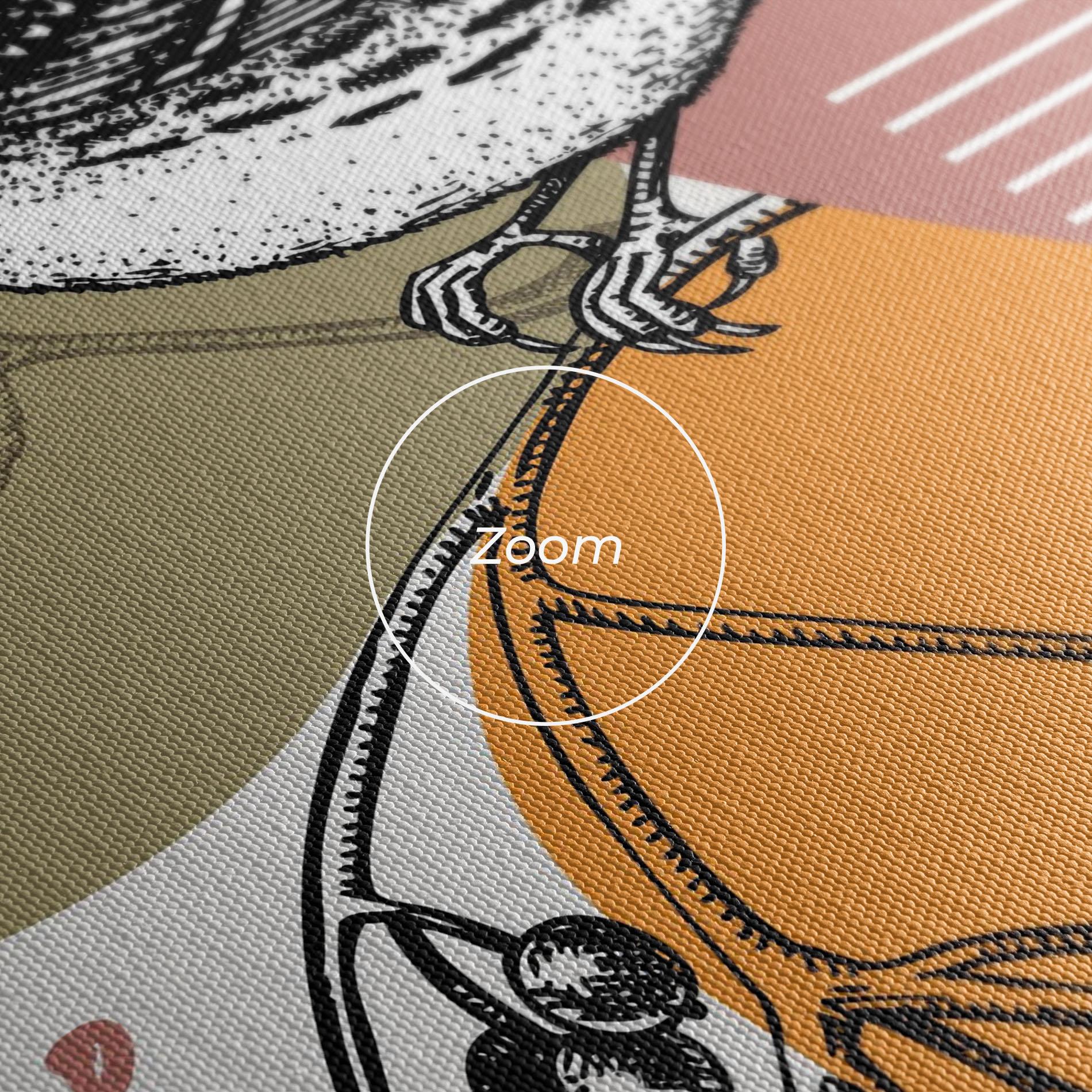 Leinwandbild Bird Collage mockup 3