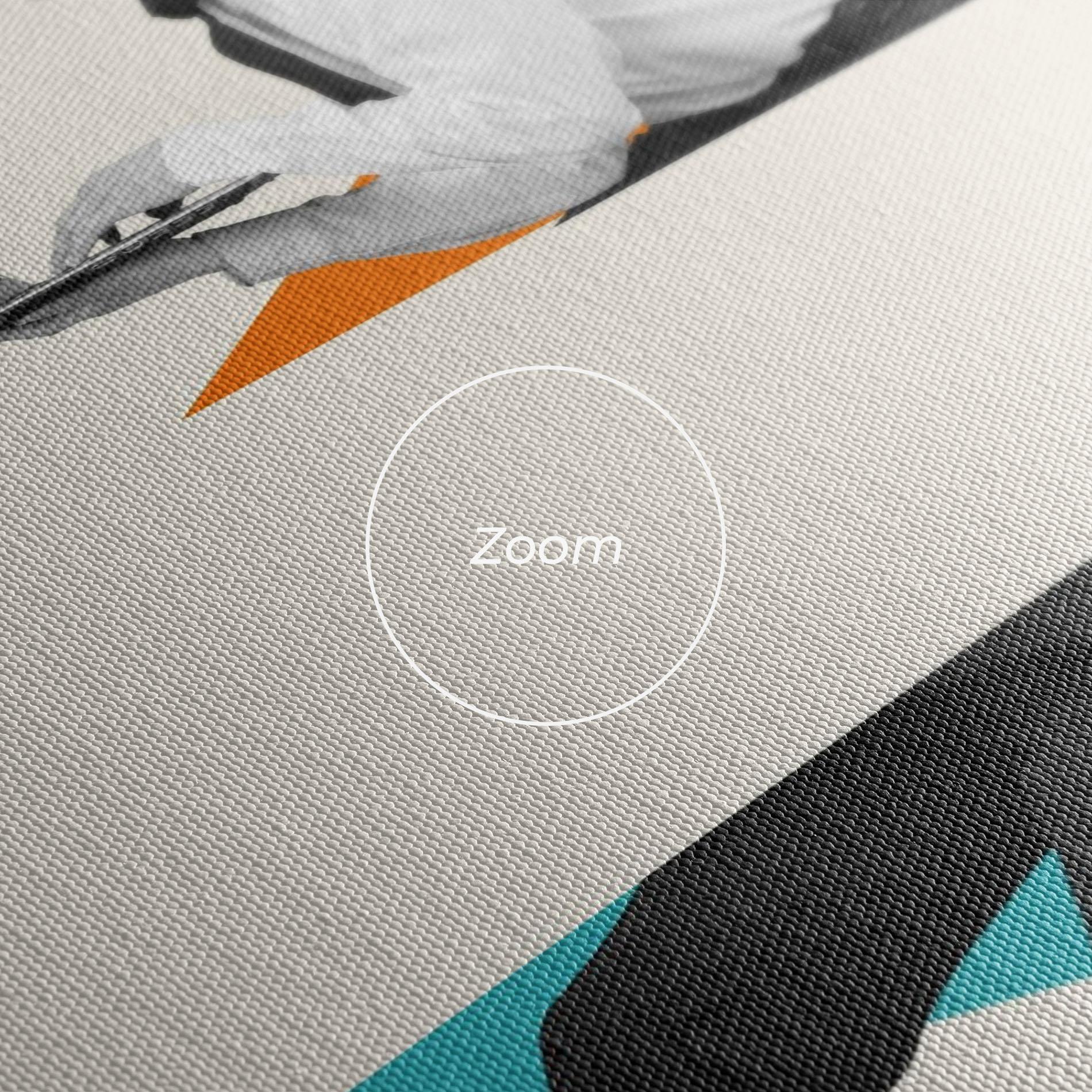 Leinwandbild Businessman Collage mockup 3