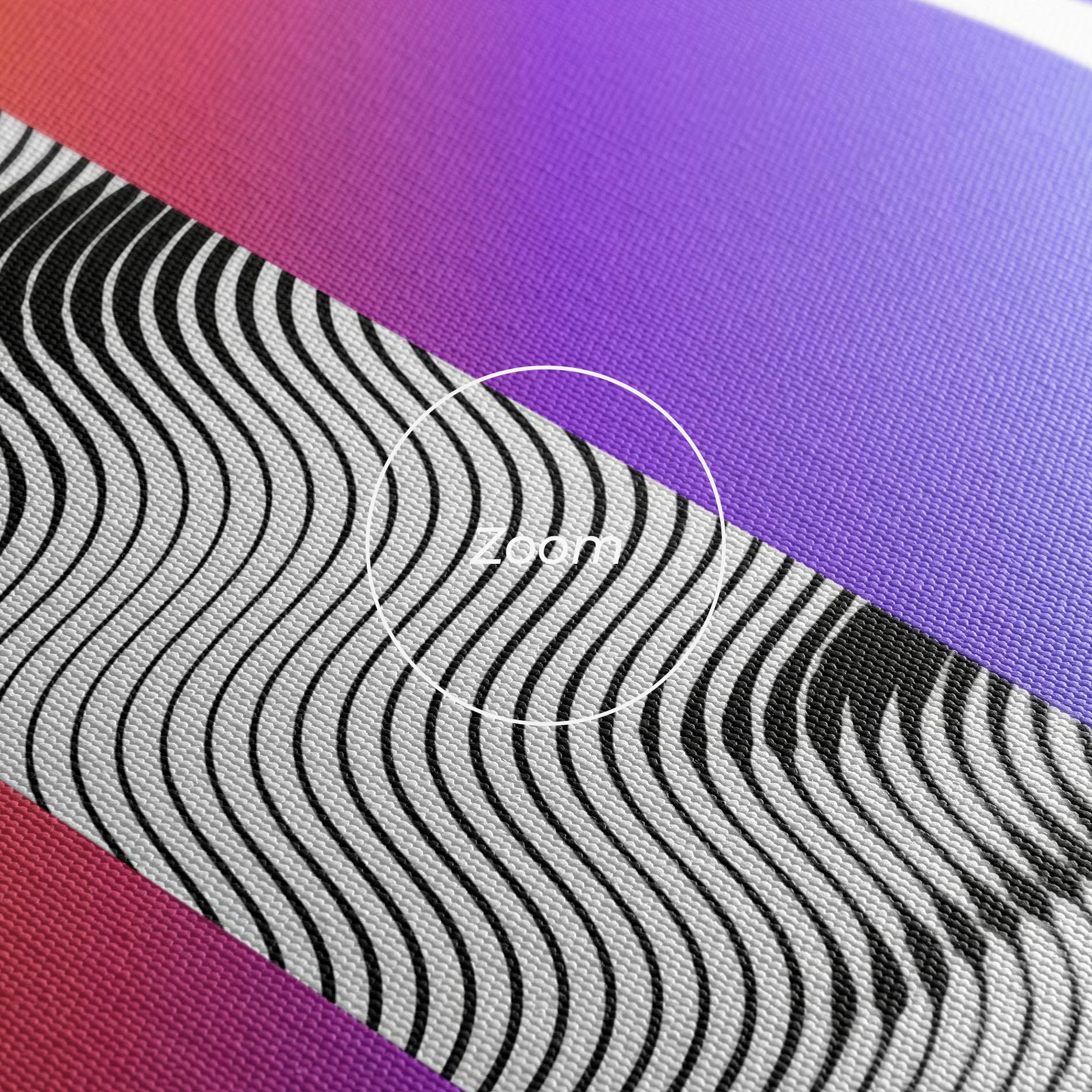 Leinwandbild Orange Light Statue mockup 3