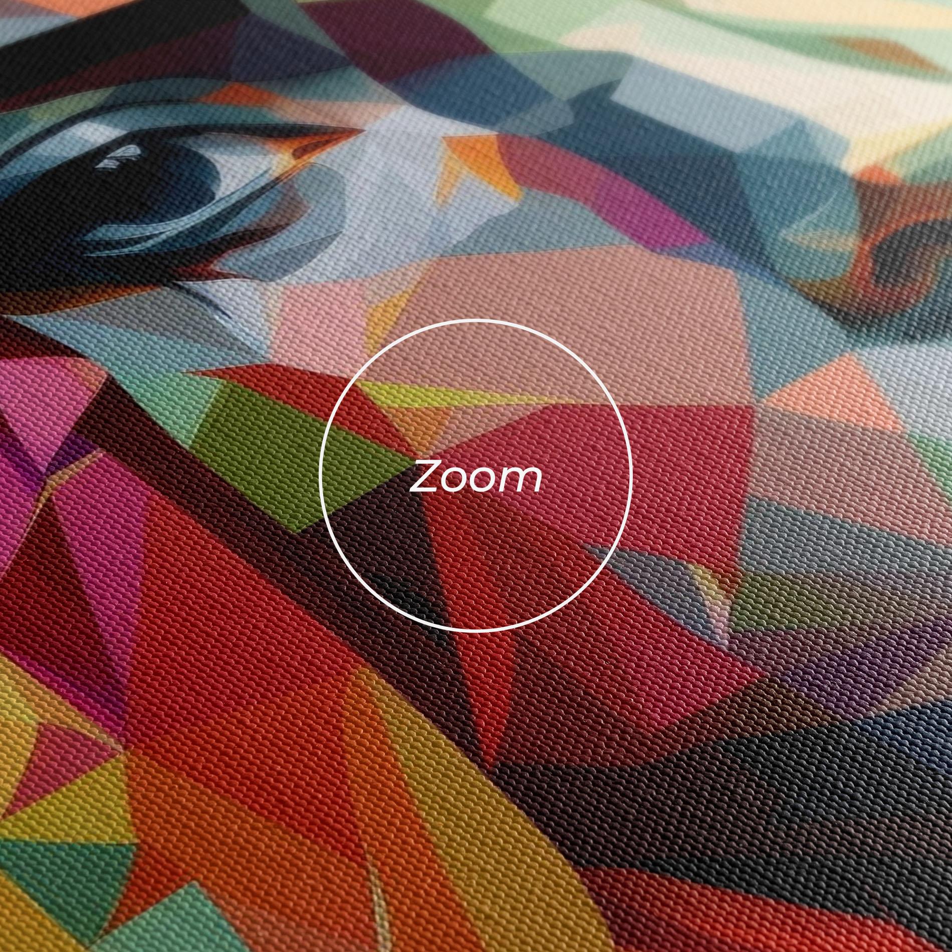 Leinwandbild Women Face Collage mockup 3