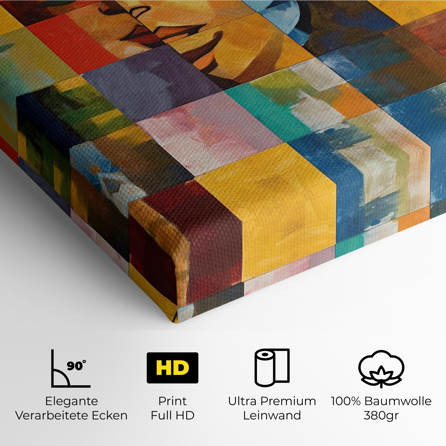 Leinwandbild Abstract Concept Collage mockup 4