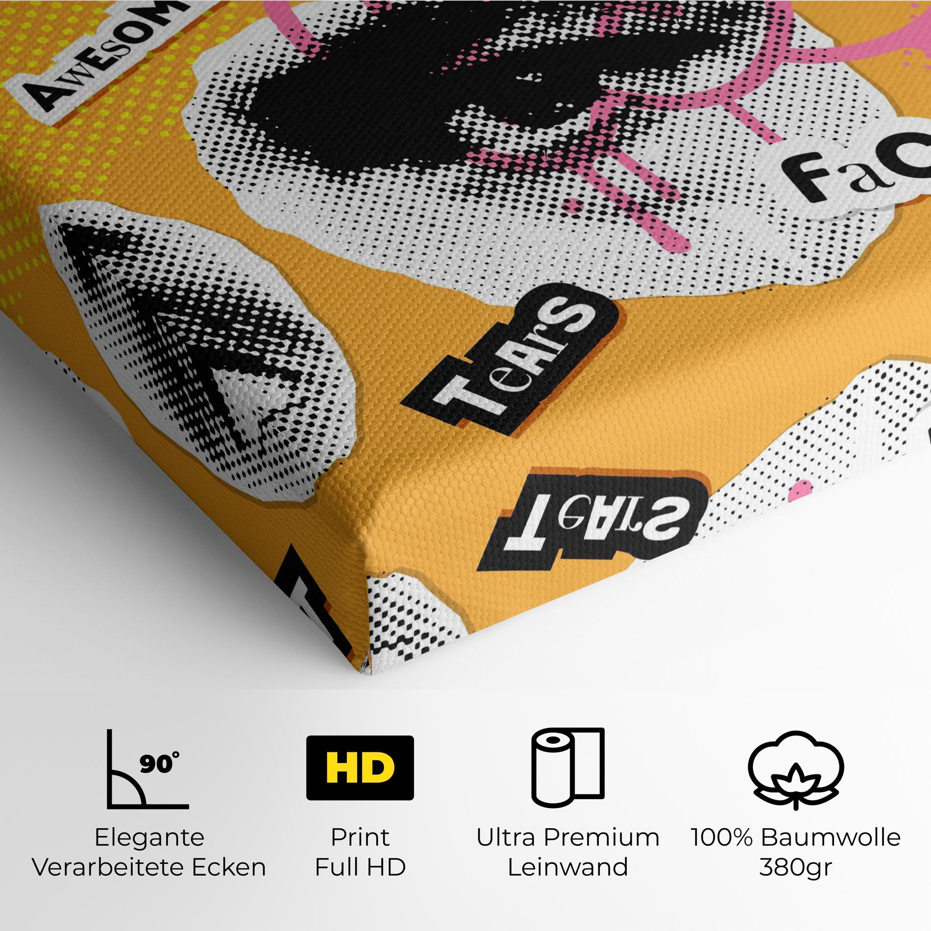 Leinwandbild Awesome Emotions mockup 4