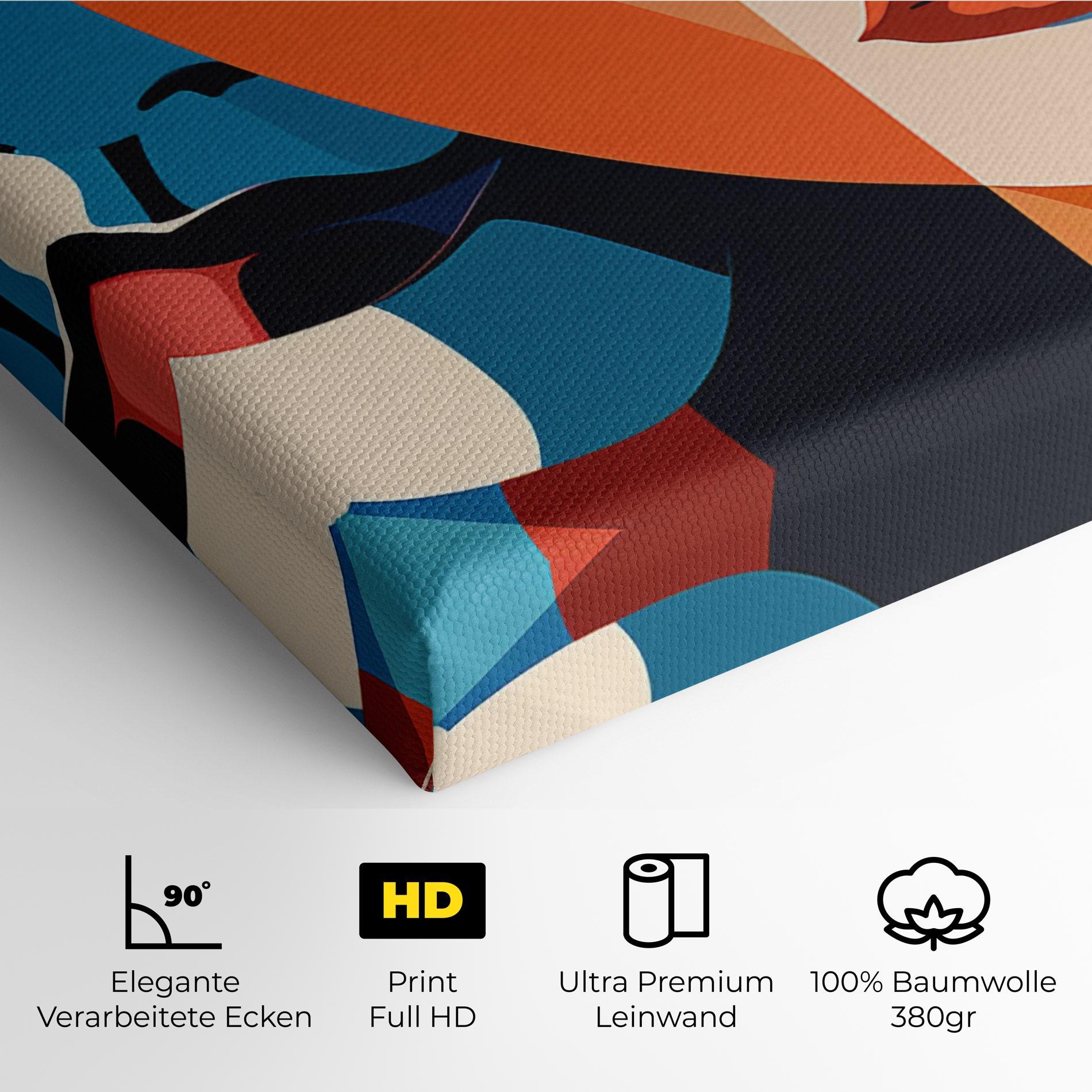 Leinwandbild Beauty Face Collage mockup 4