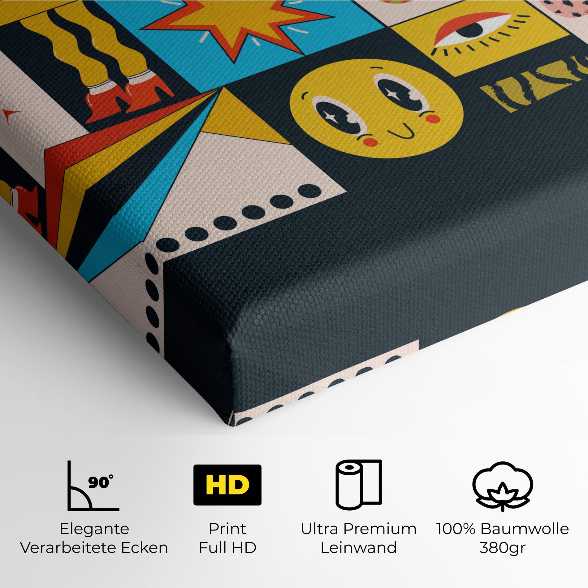 Leinwandbild Cool Eye Shape mockup 4